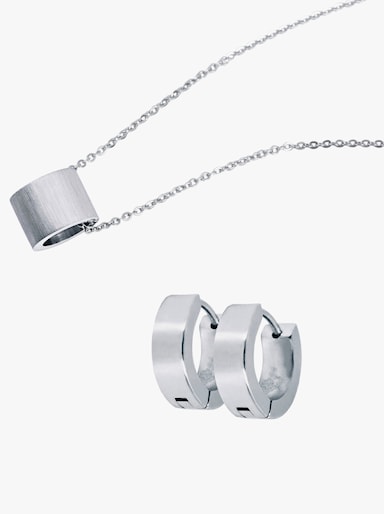 2-tlg. Set - silberfarben