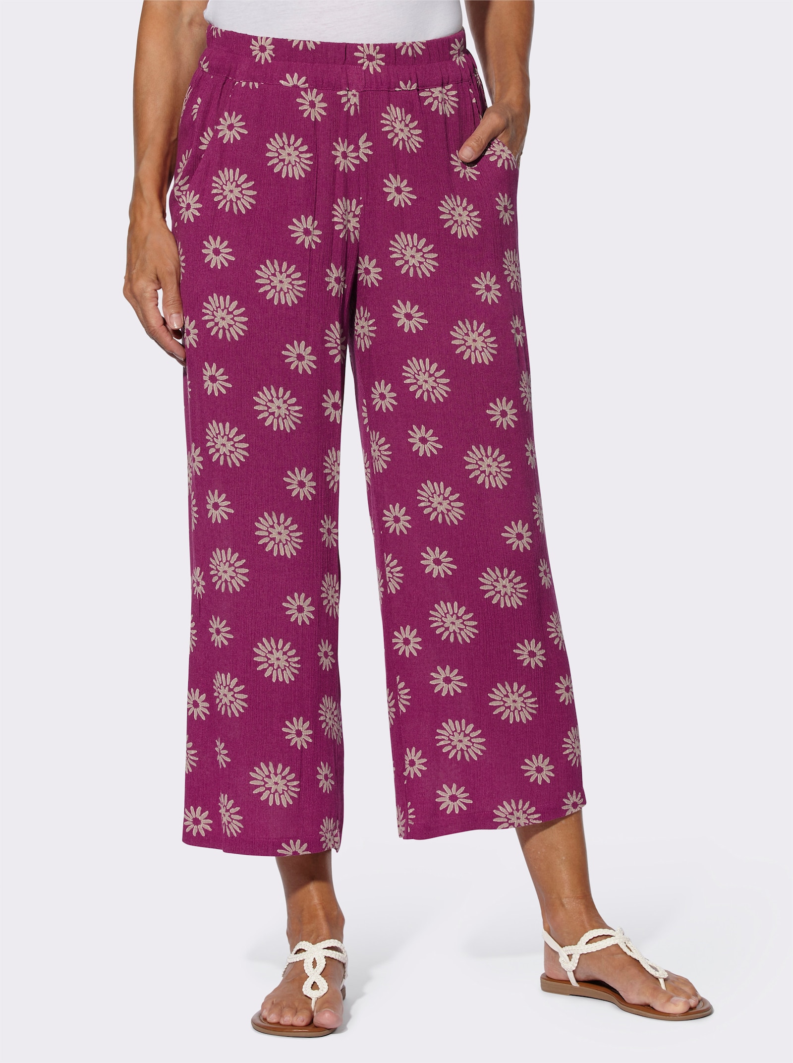 Druckhose mit Dehnbund, rundum - erika-sesam-bedruckt