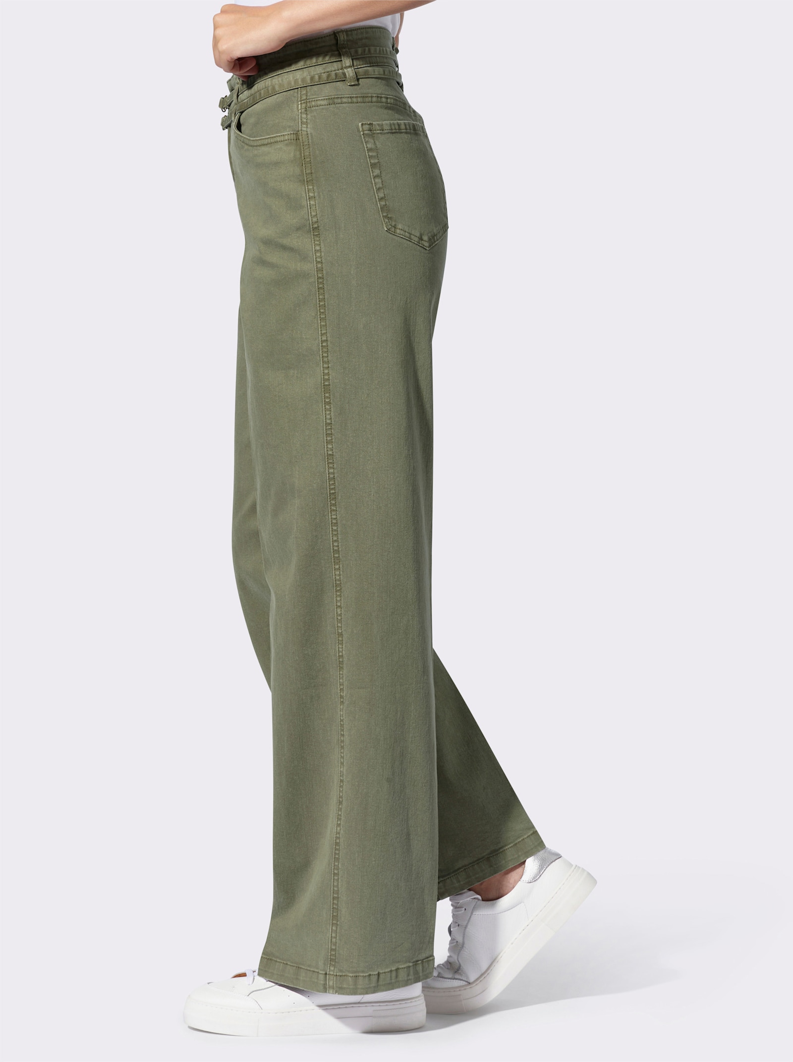 heine Hose erhöhte Leibhöhe - khaki