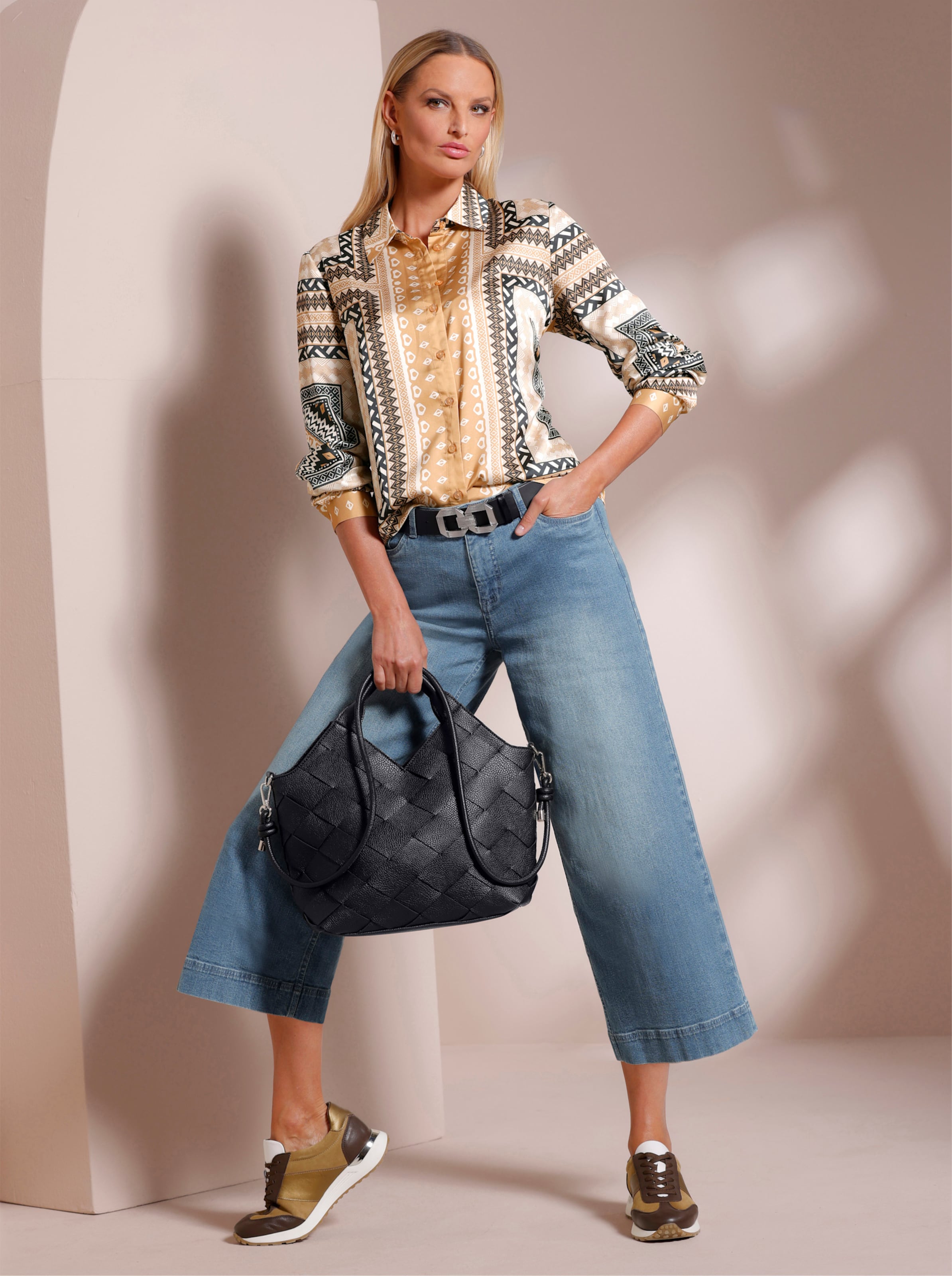 Druckbluse
