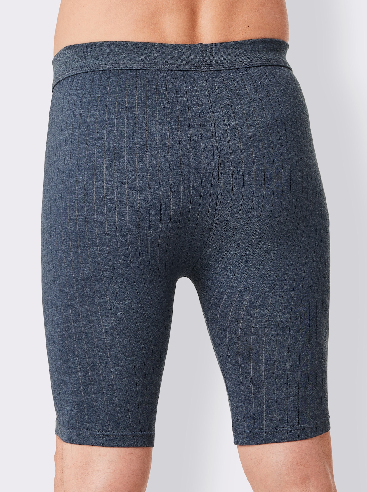 wäschepur men Kniebroek - donkerblauw gemêleerd