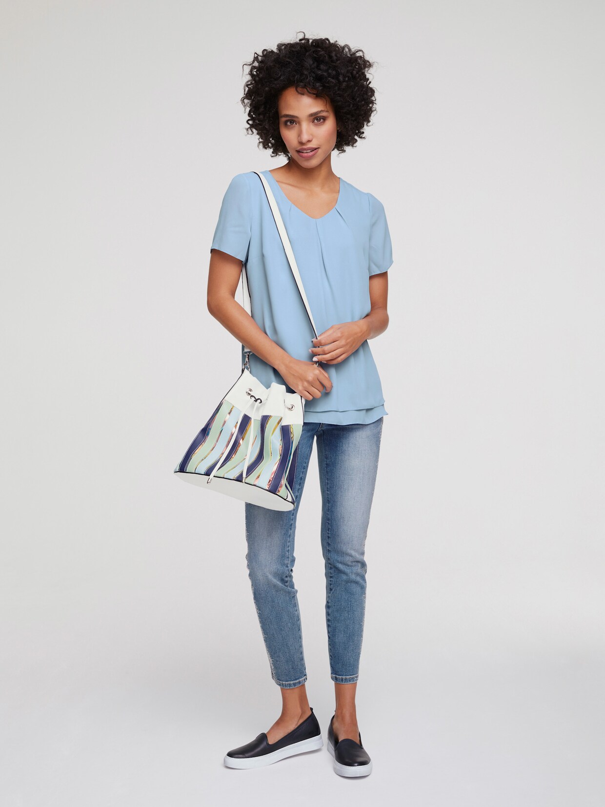 heine Bluse - bleu