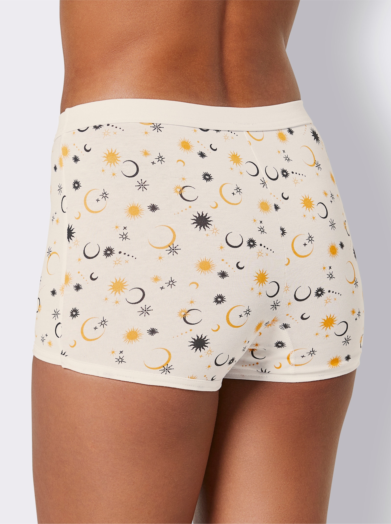 wäschepur Panty mit Sternen-Druck - weiß-bedruckt