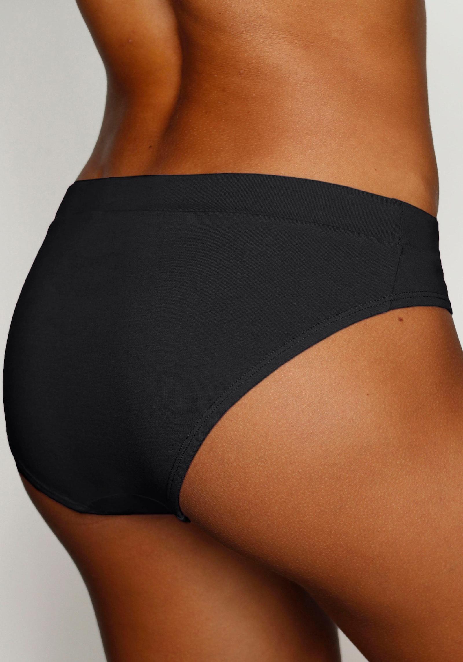 Vivance Jazz-Pants Slips - off-white, anthrazit meliert, schwarz