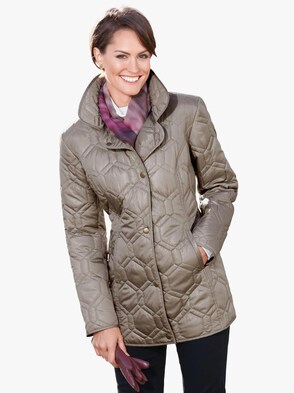Steppjacke - taupe