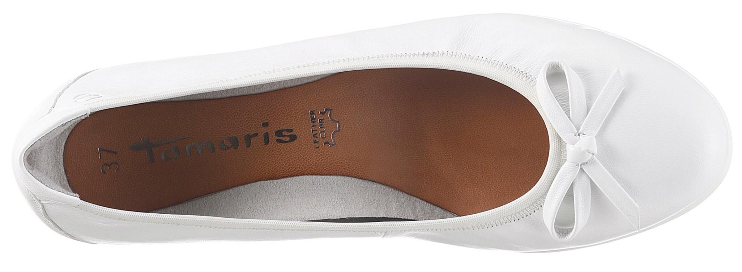 Tamaris ballerina in wit | heine