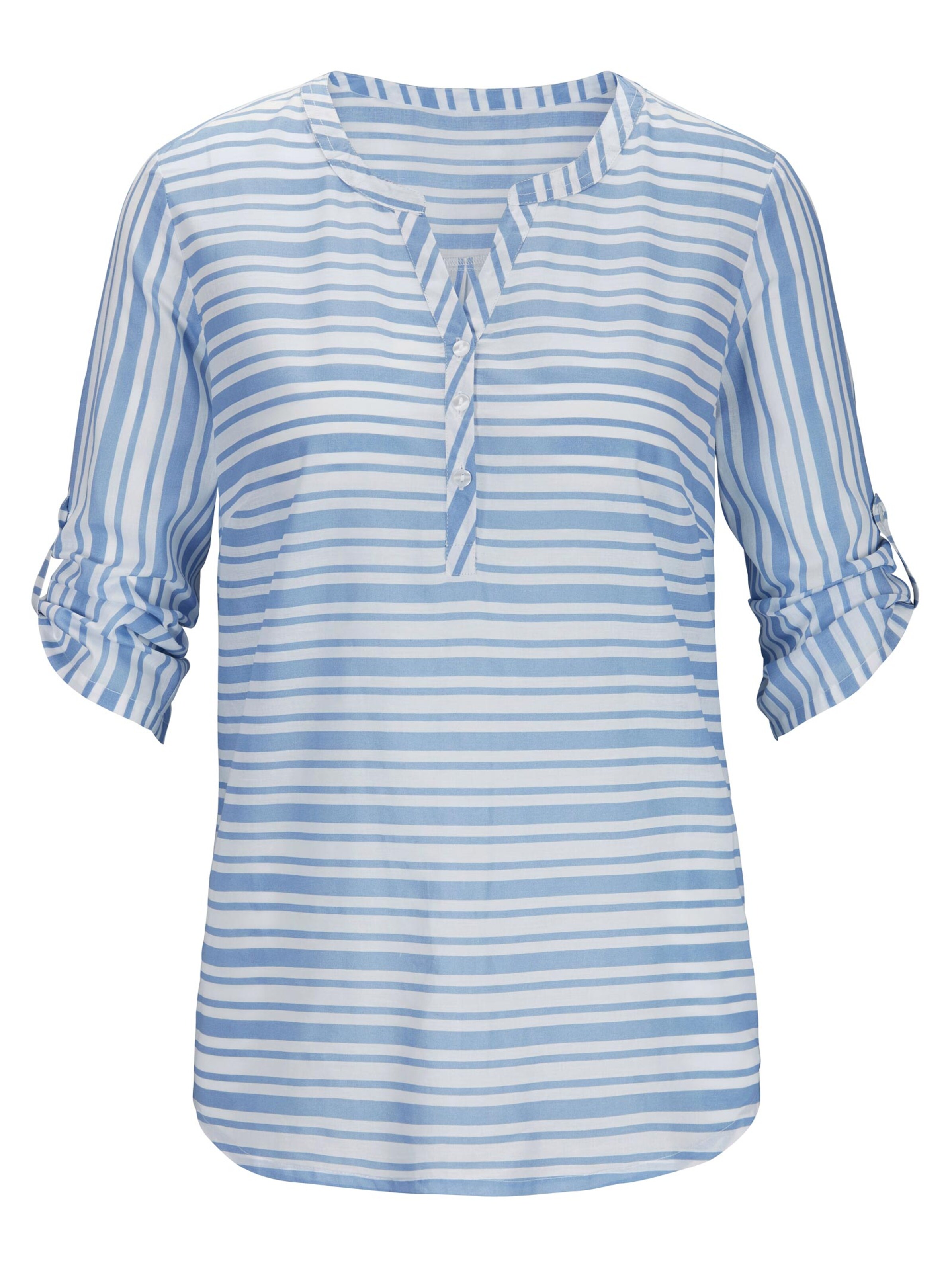 Bluse - bleu-geringelt