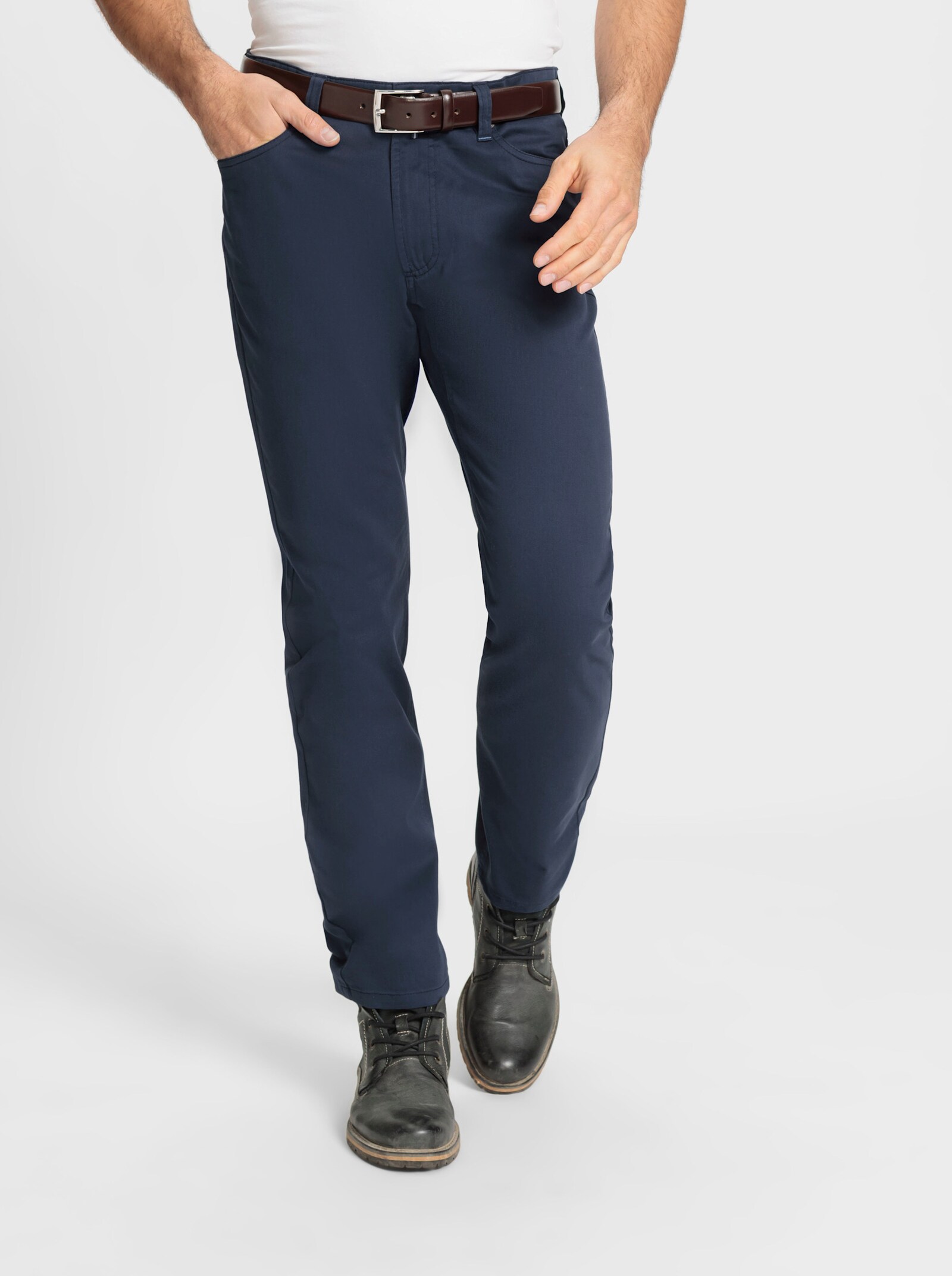 Brühl 5-Pocket-Hose in Twill Qualität - dunkelblau