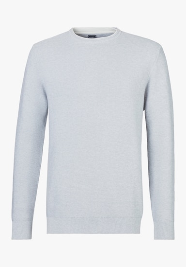 AUTHENTIC LE JOGGER Strickpullover - hellgrau-meliert