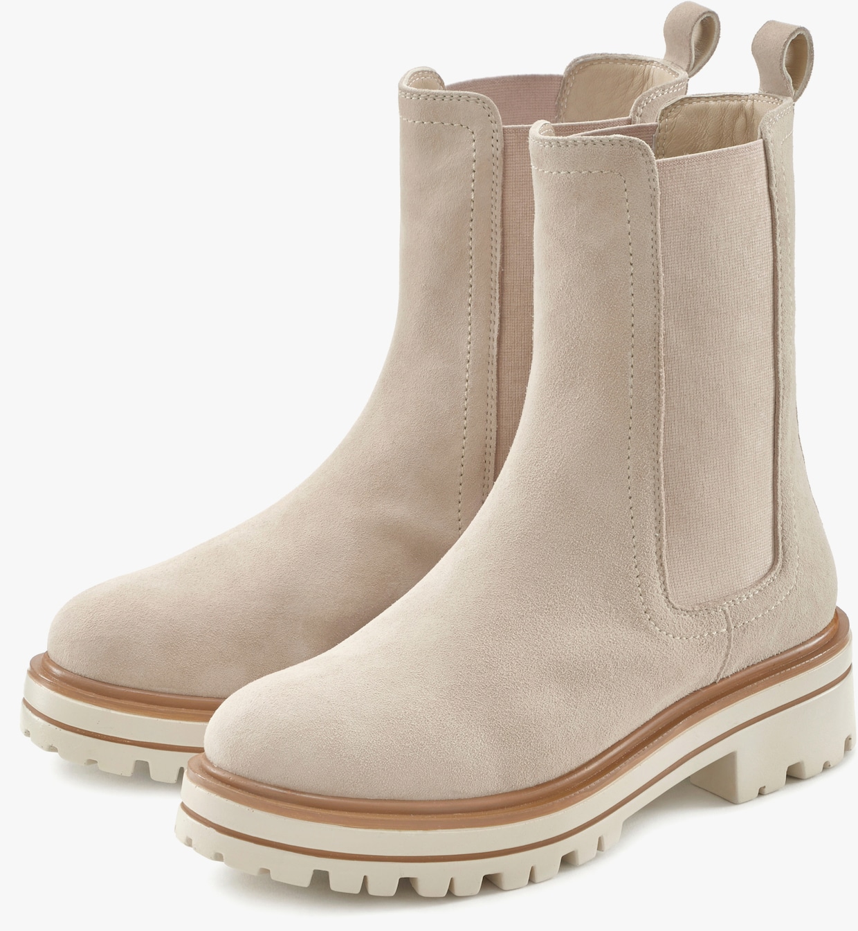 Elbsand bottines Chelsea - sable