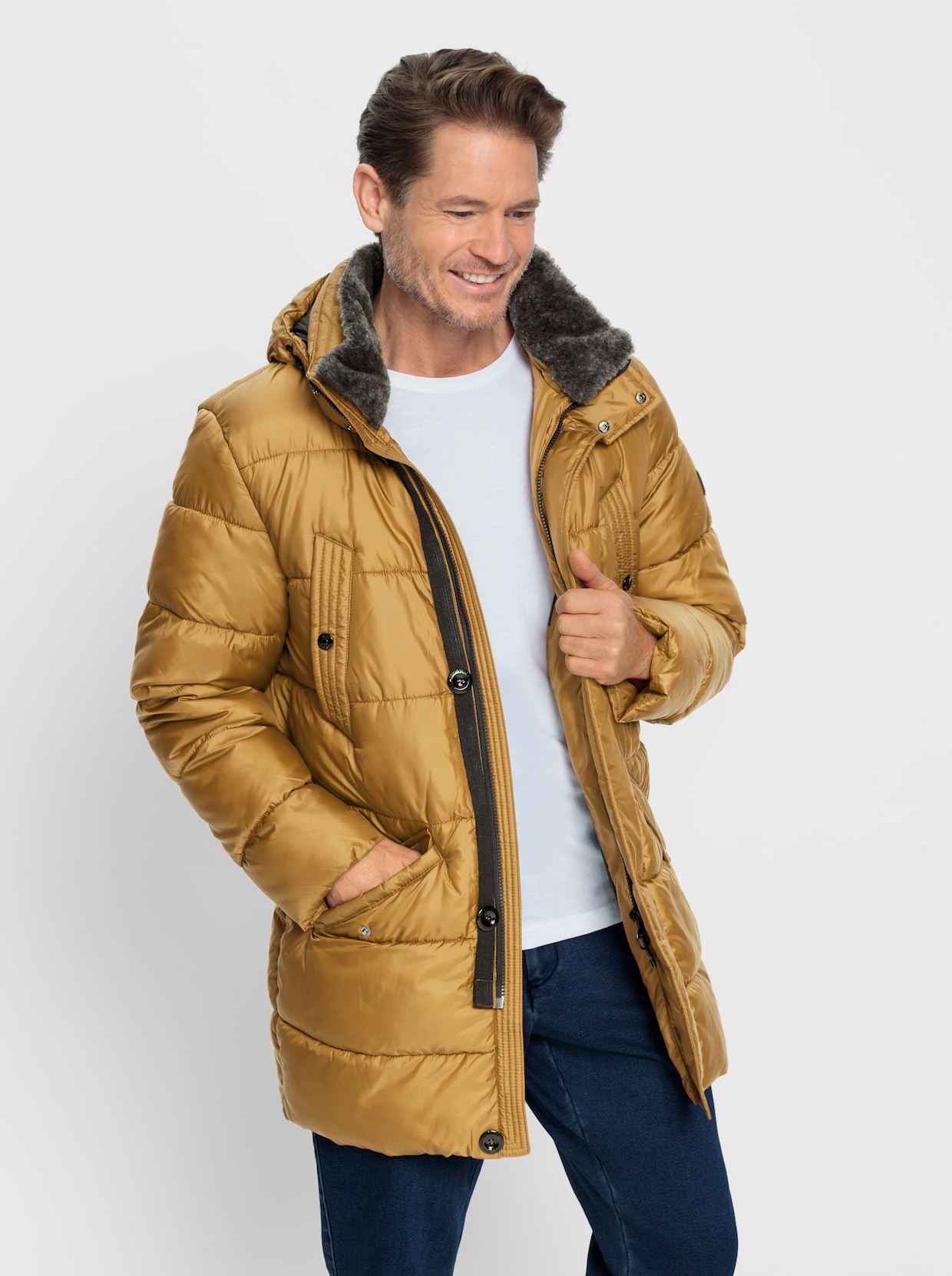 New Canadian Longjacke - messingfarben