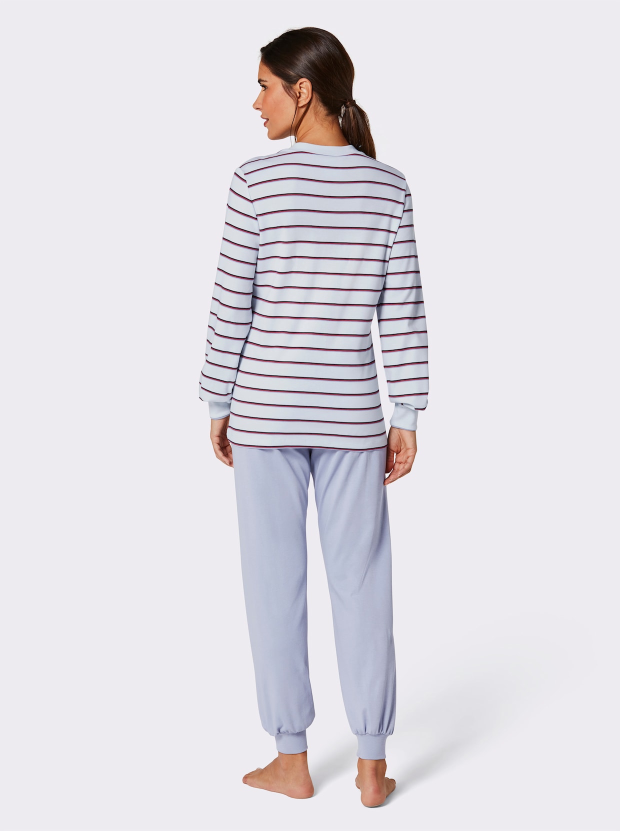Pyjama - lichtblauw gestreept