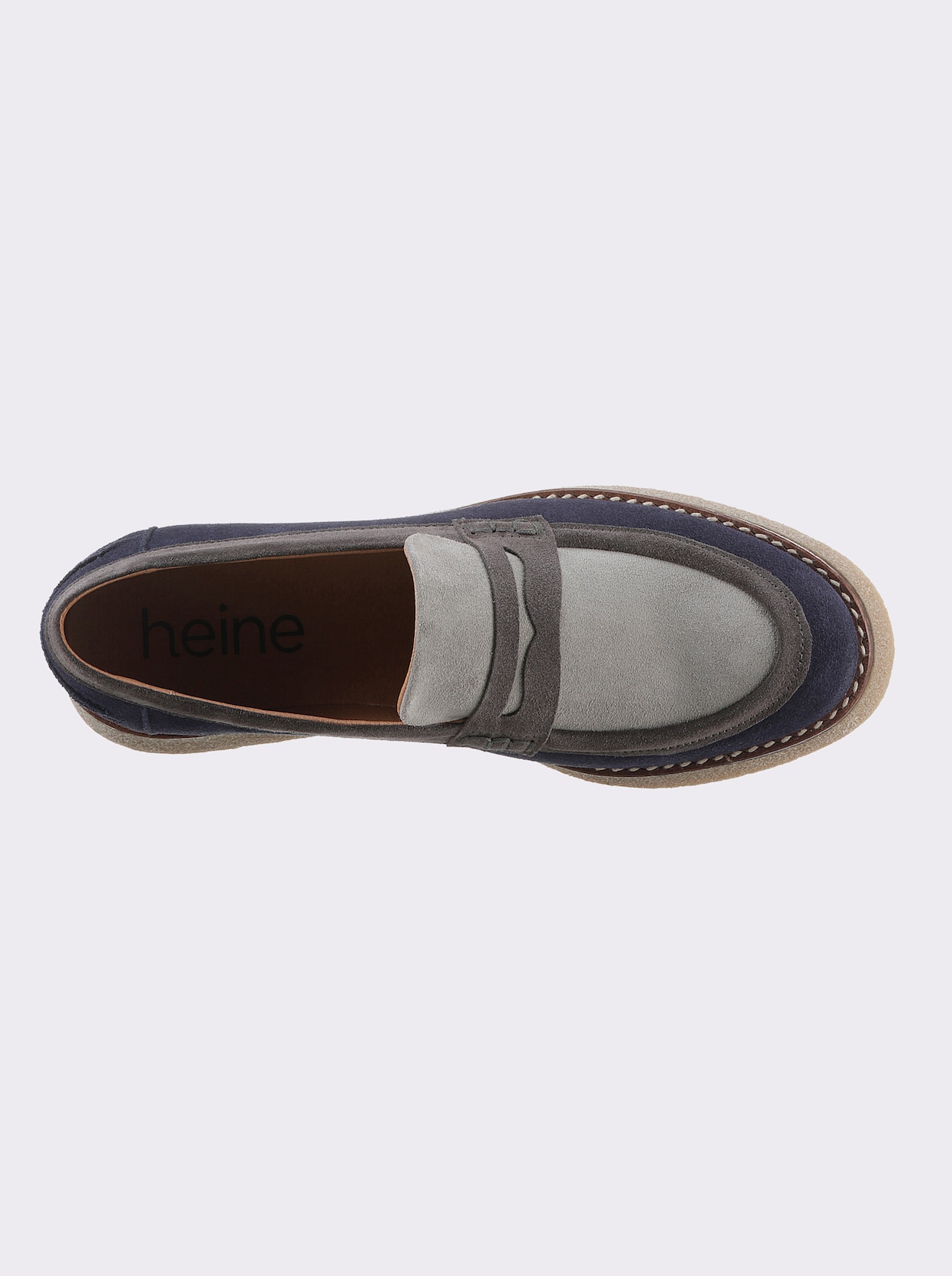 heine Slipper - marine-grau