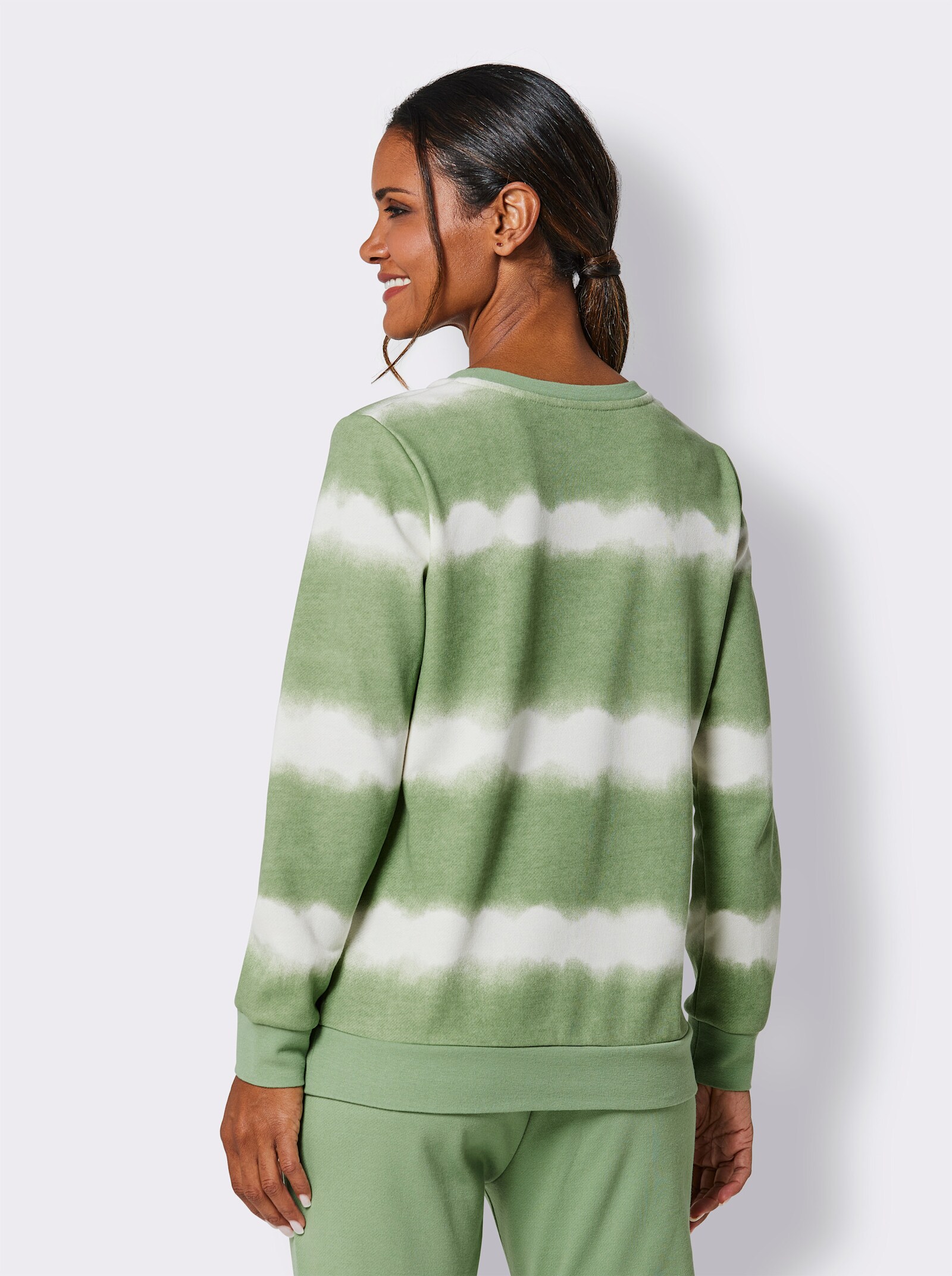 feel good T-shirt - eucalyptus-couleur ivoire imprimé