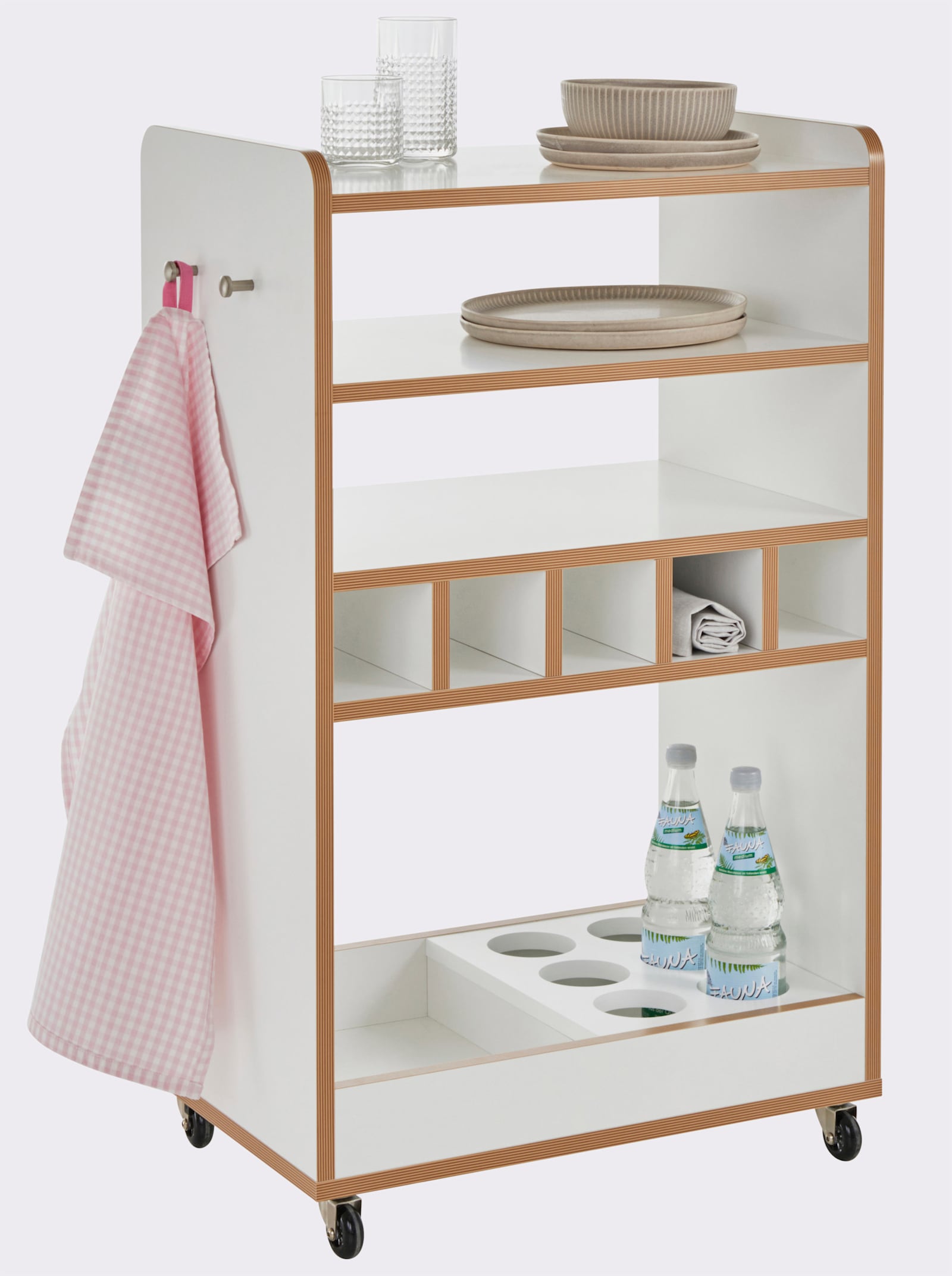 Impressionen Küchenwagen - weiss-natur