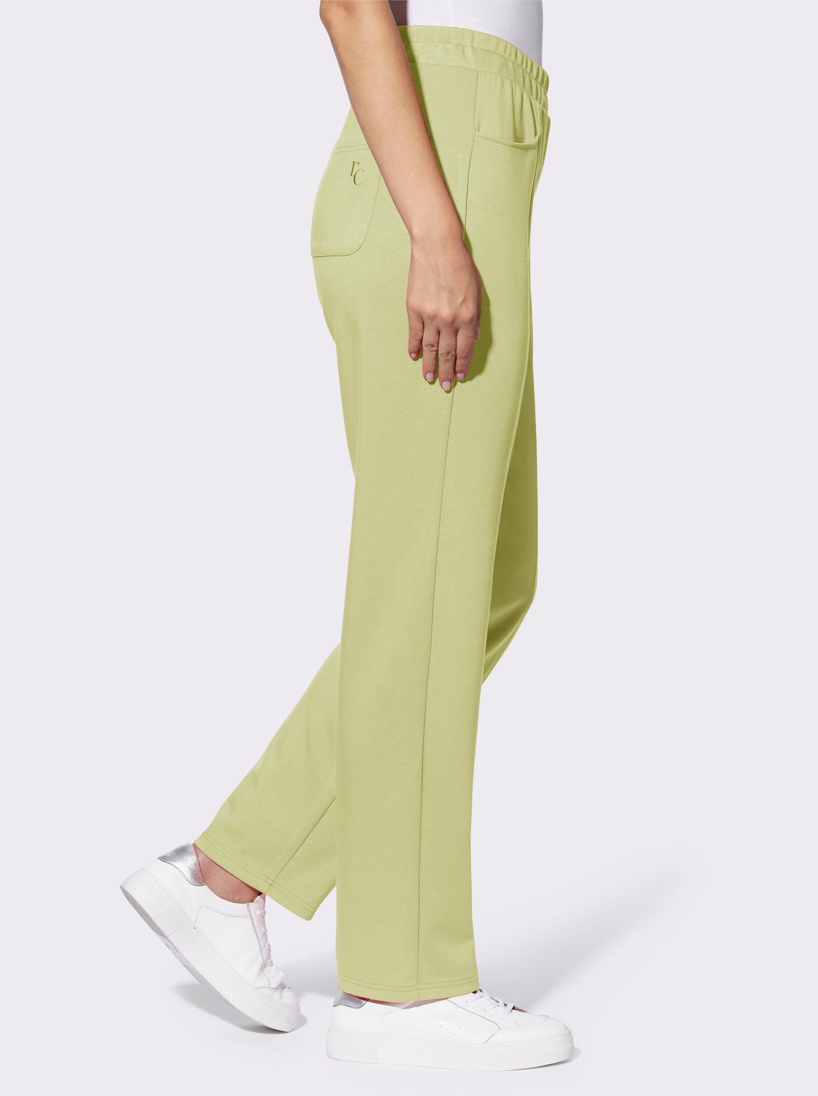 heine Sweathose mit seidig-mattem Glanz - pistazie