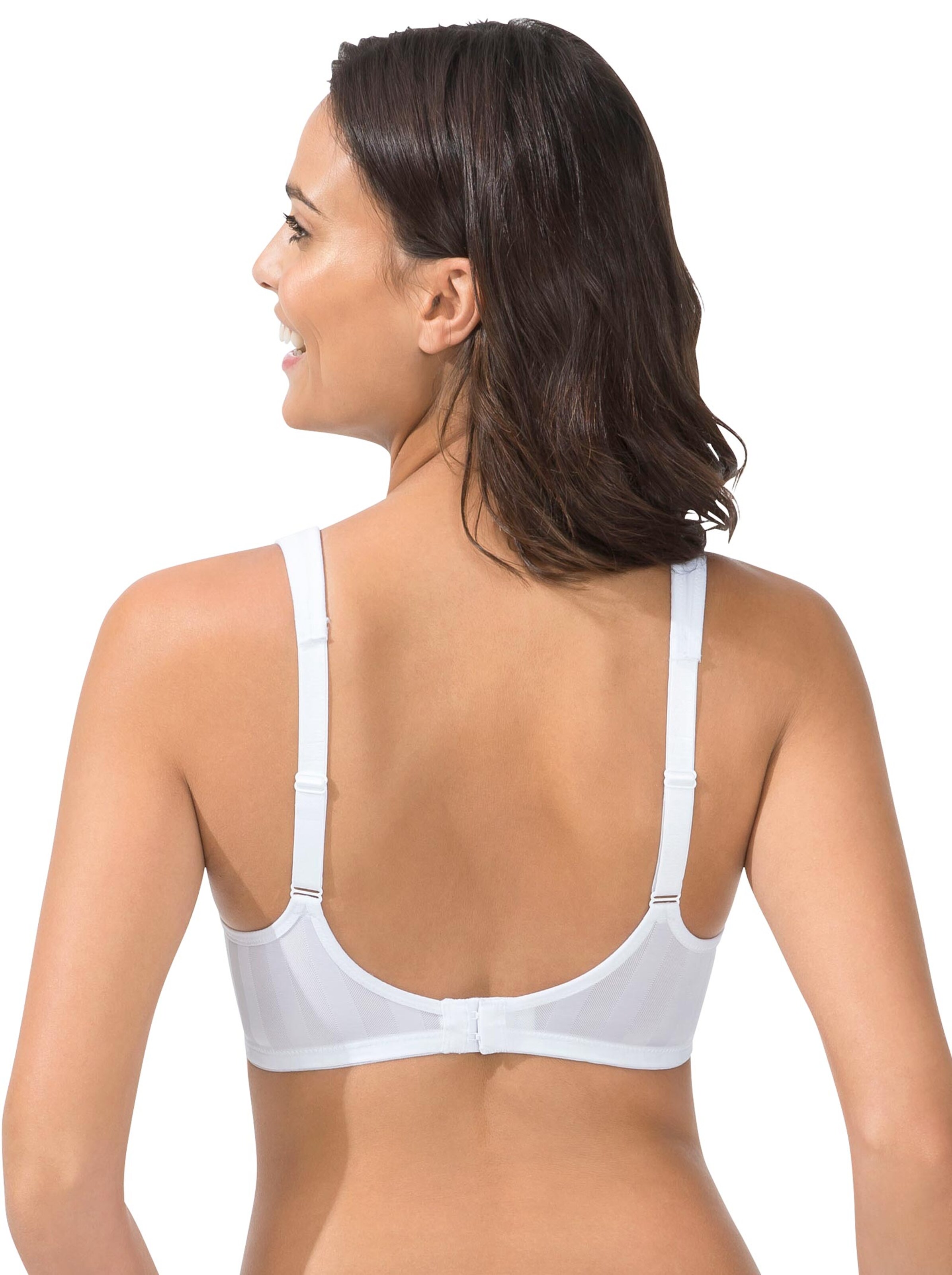 wäschepur T-Shirt-BH mit Bügel - weiß