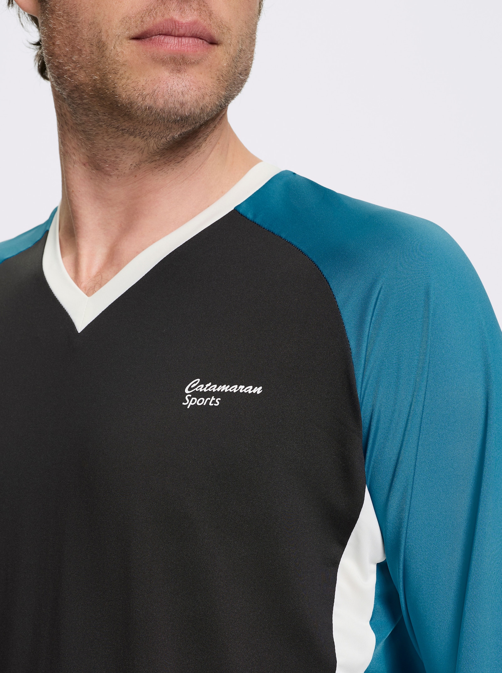 Catamaran Sports Funktionsshirt - schwarz-topas