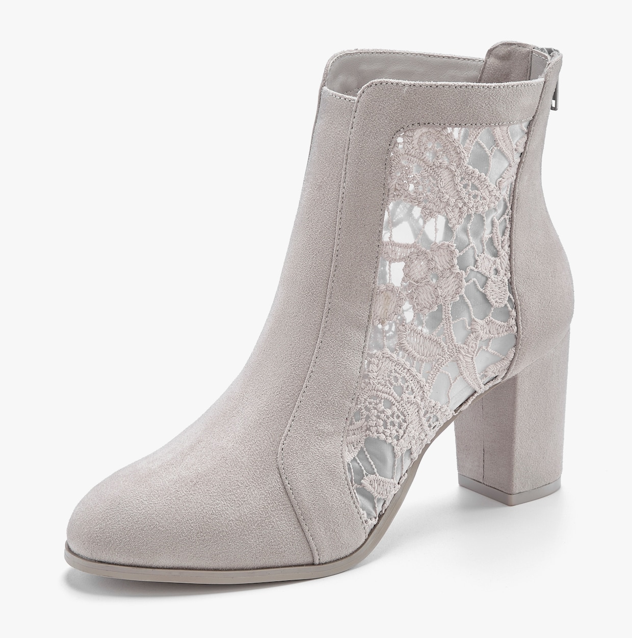 LASCANA High-Heel-Stiefelette - grau