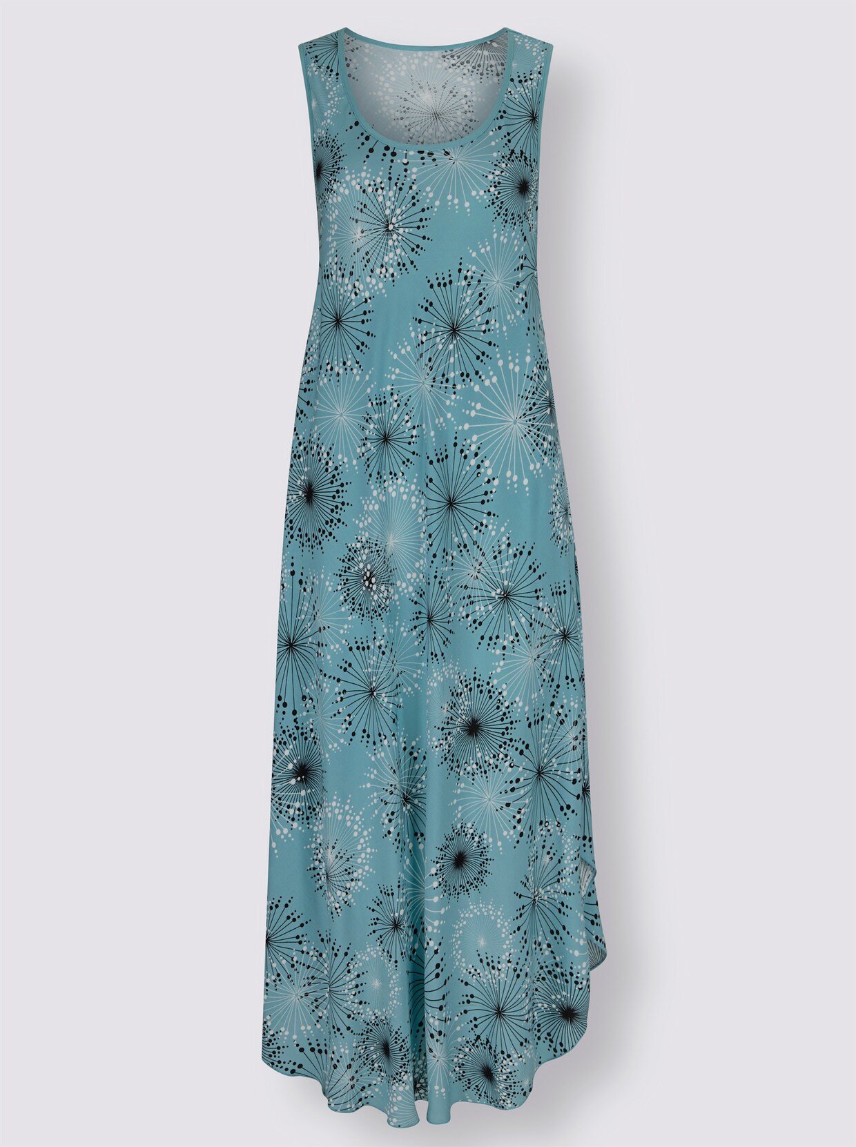 Druckkleid - ozean-graphit-bedruckt