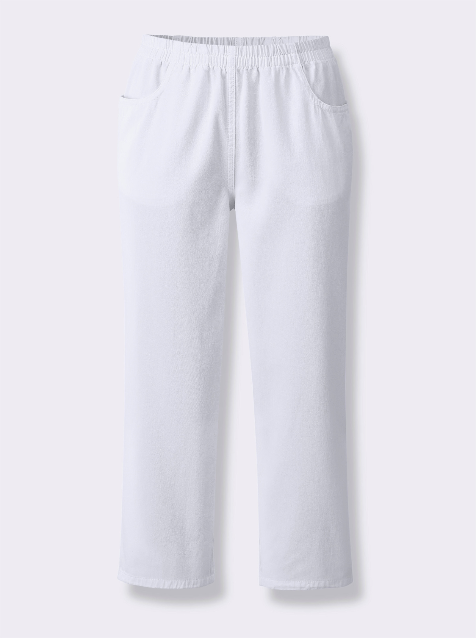 Caprihose in TREVIRA-Qualität - weiß