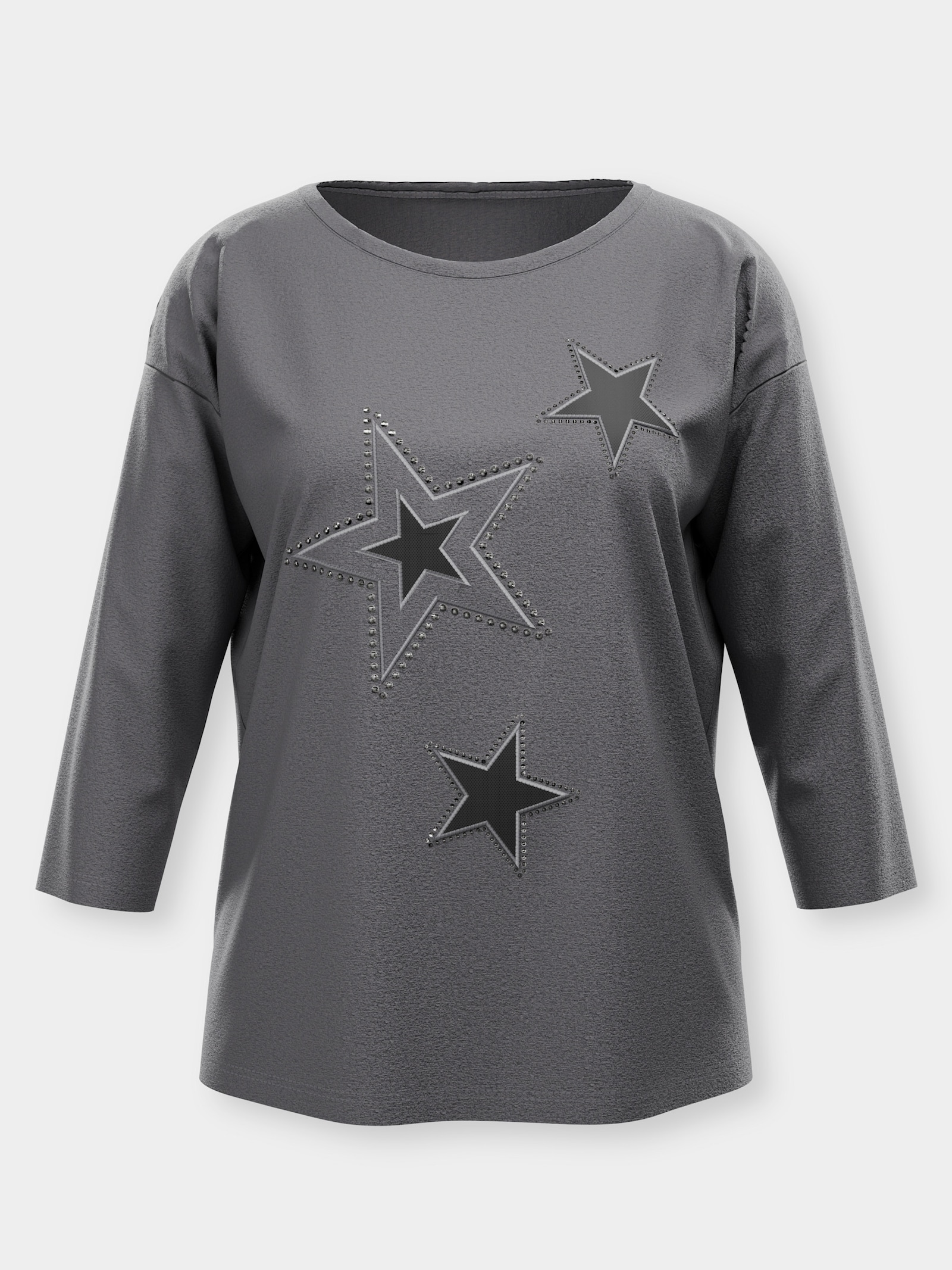 heine Shirt mit Glanzdetails - anthrazit