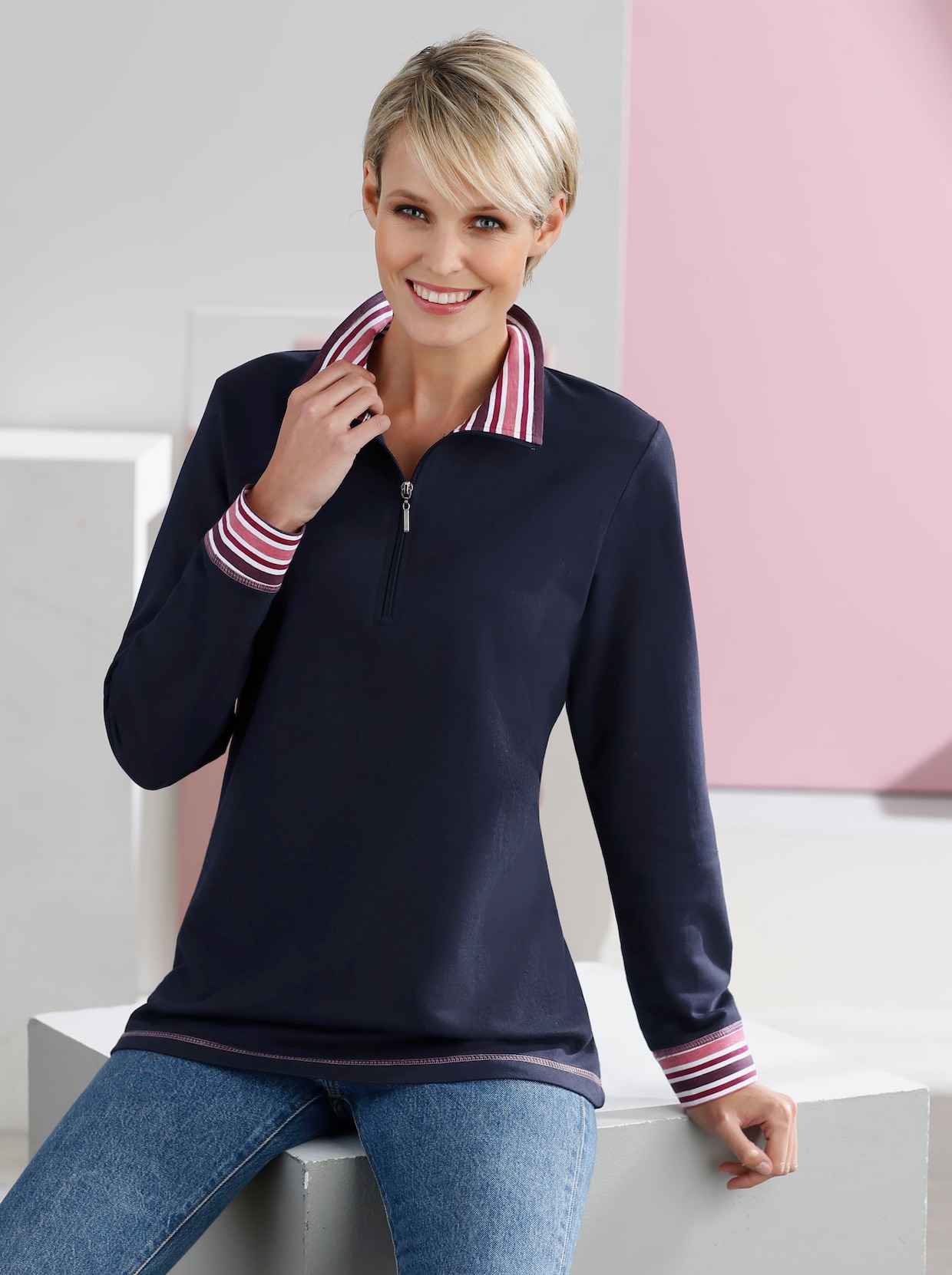 Sweatshirt - marine
