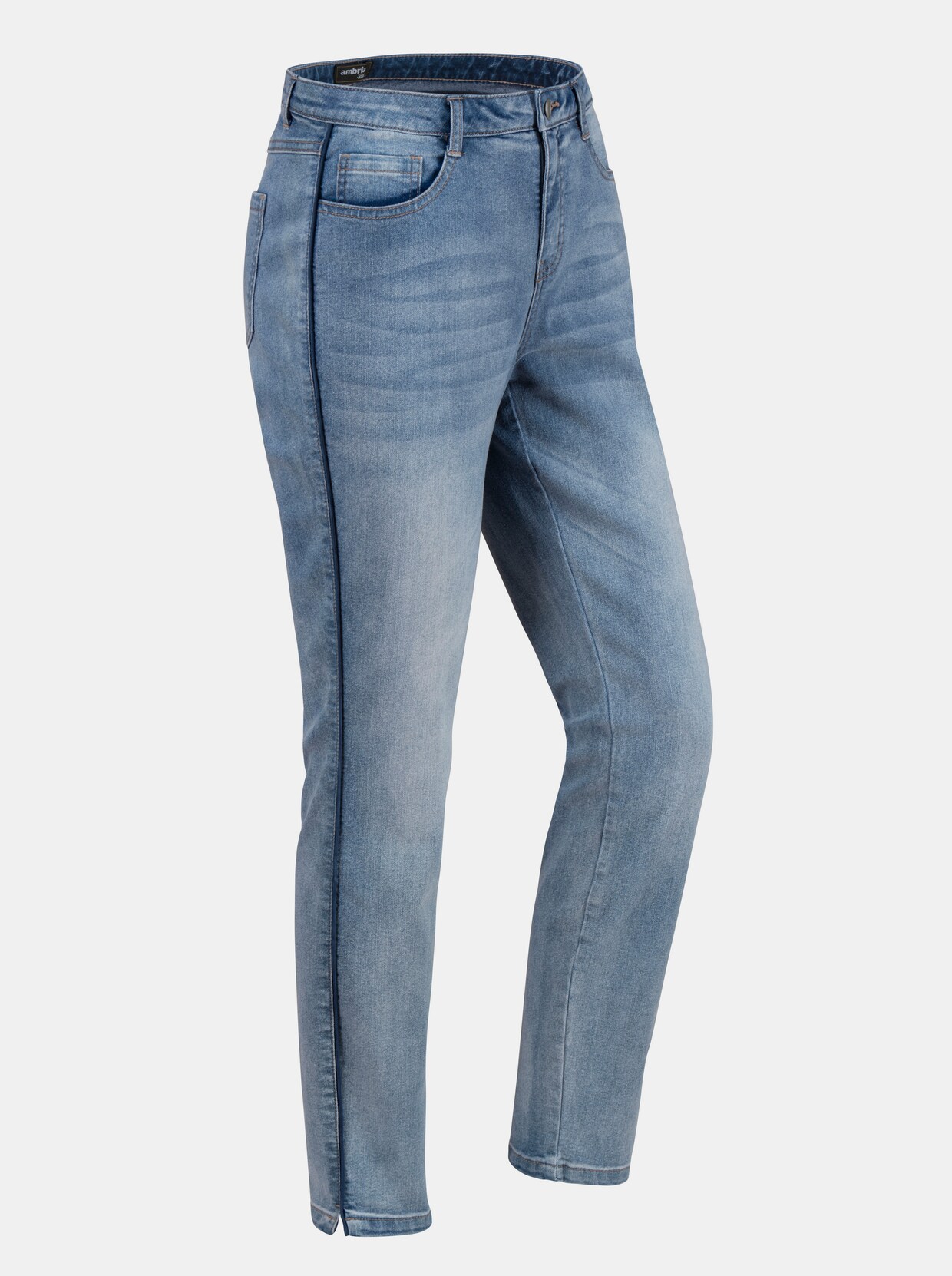 Jean 5 poches - bleu blanchi