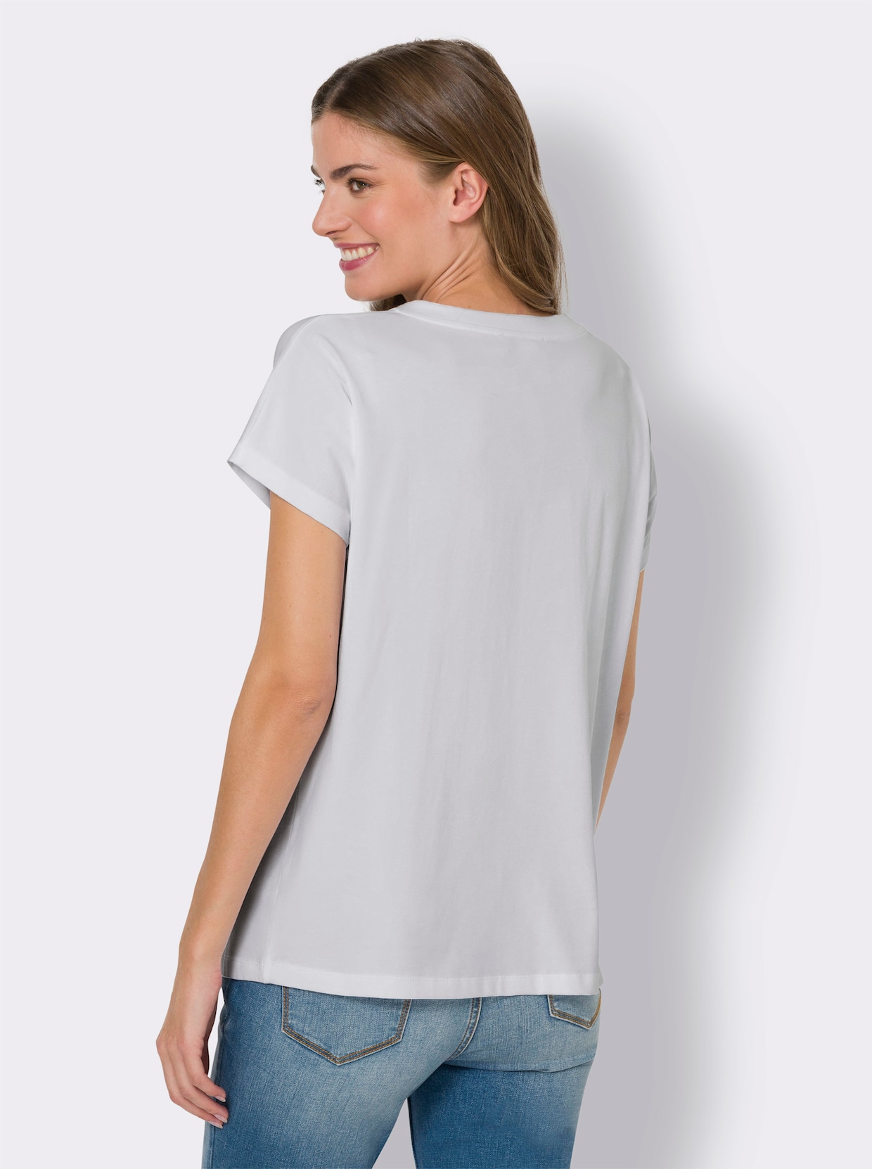 heine T-shirt imprimé - blanc