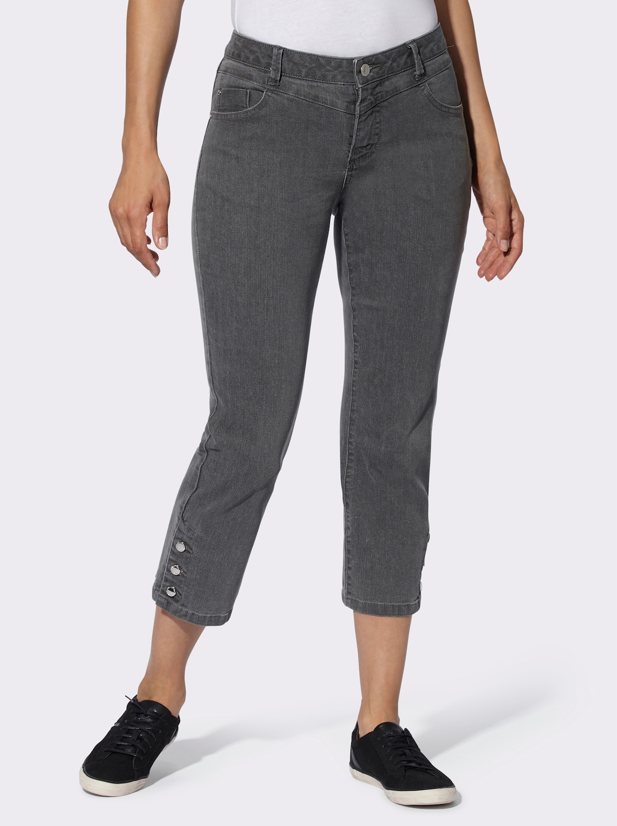 7/8-Jeans - grey-denim