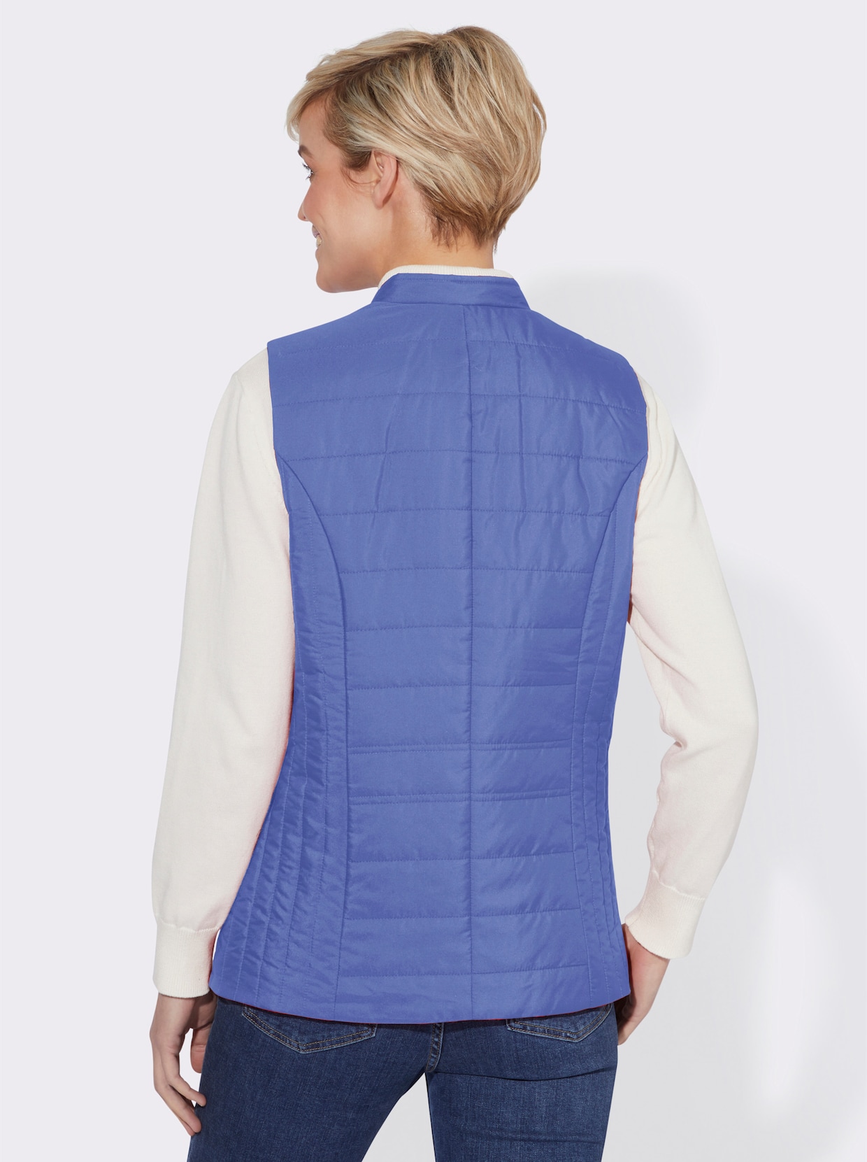 Gilet matelassé - bleu jean