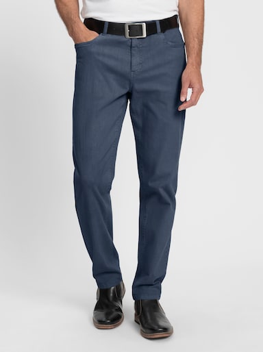 Marco Donati 5-Pocket-Hose - rauchblau