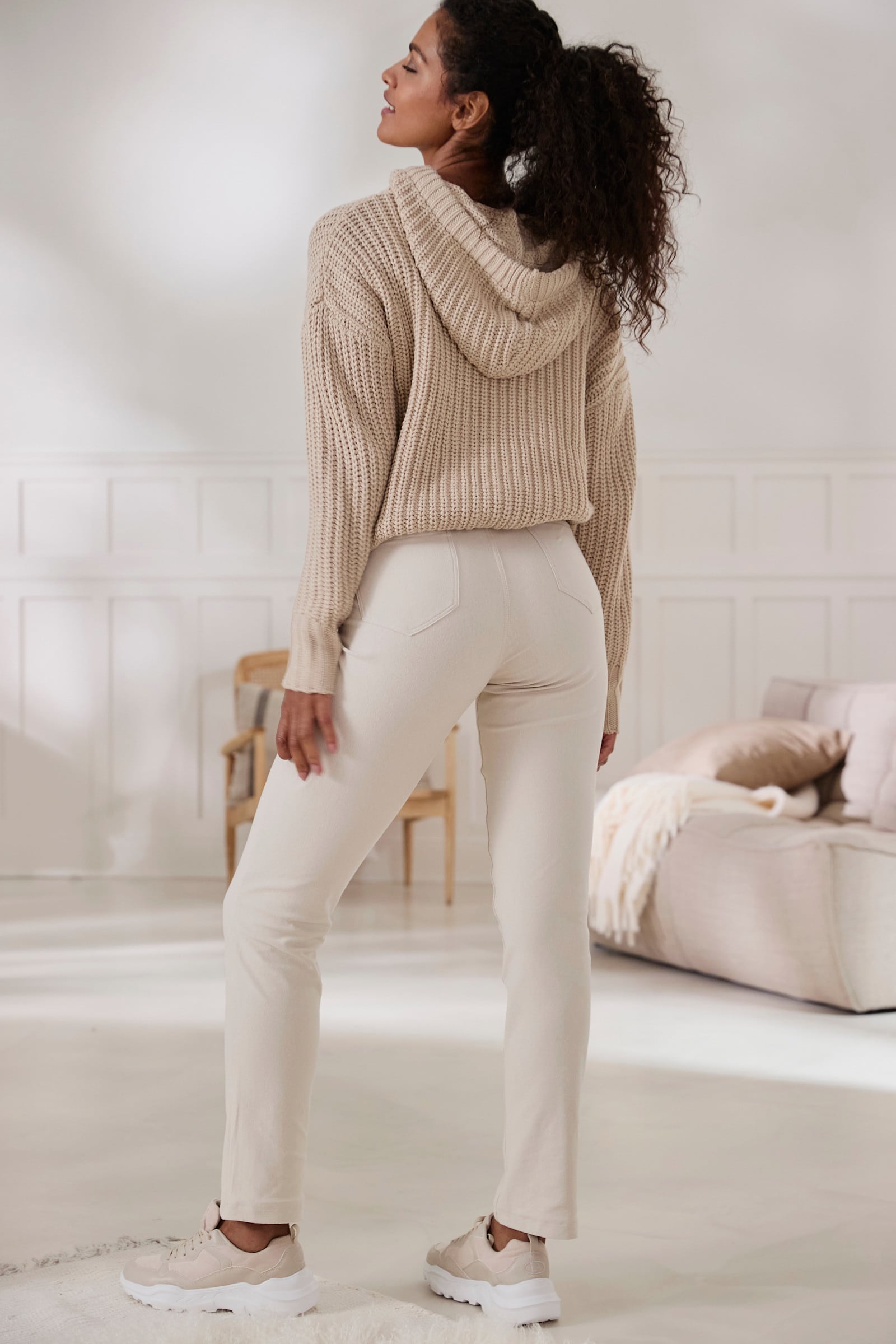 H.I.S Comfortbroek - ecru