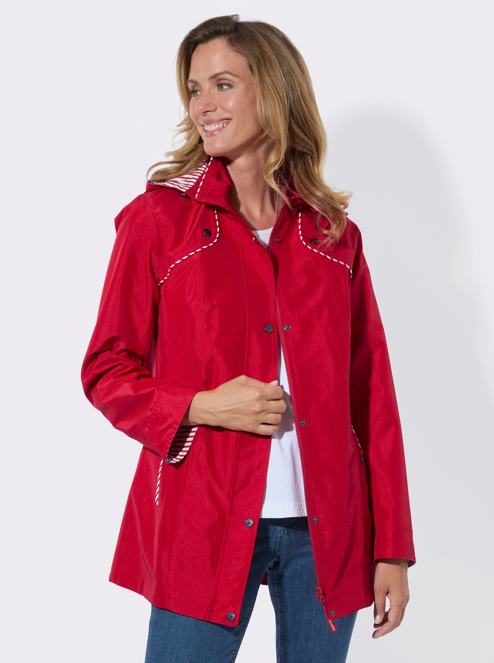 Funktionsjacke wind- und wasserabweisend - rot
