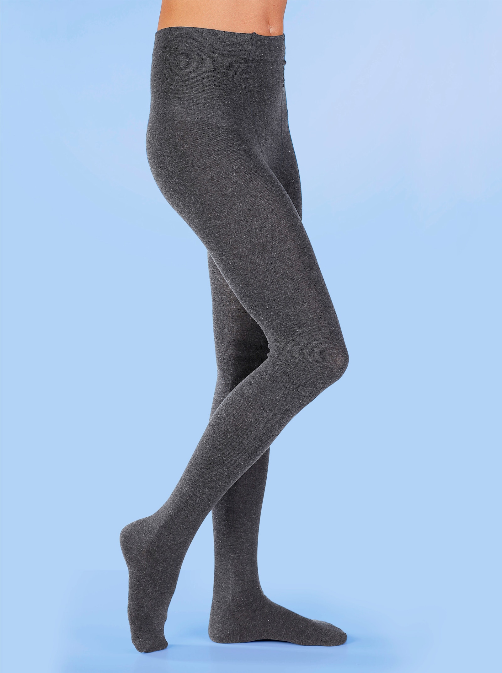 Hudson Tricotpanty - grijs gemêleerd