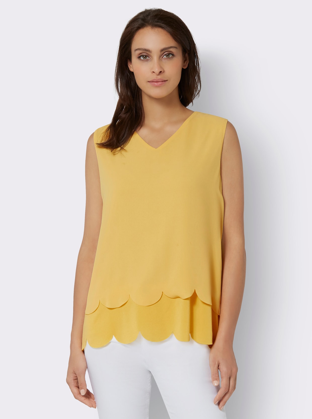 Shirttop - gelb
