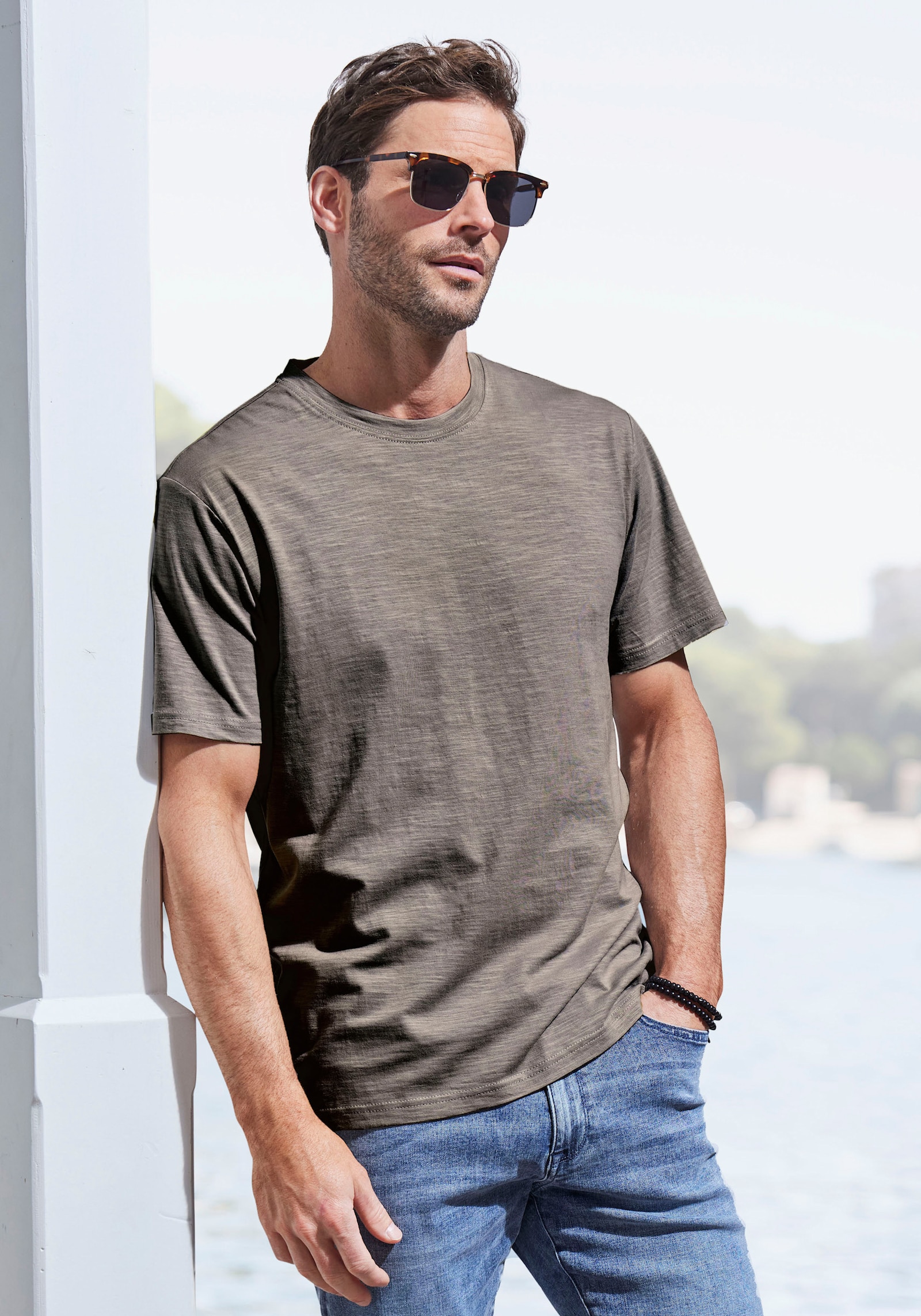 John Devin T-Shirt - grau