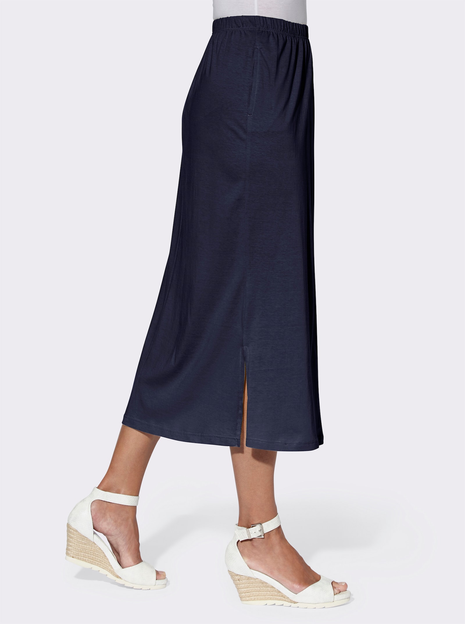 Jerseyrock in Schlupfform - marine