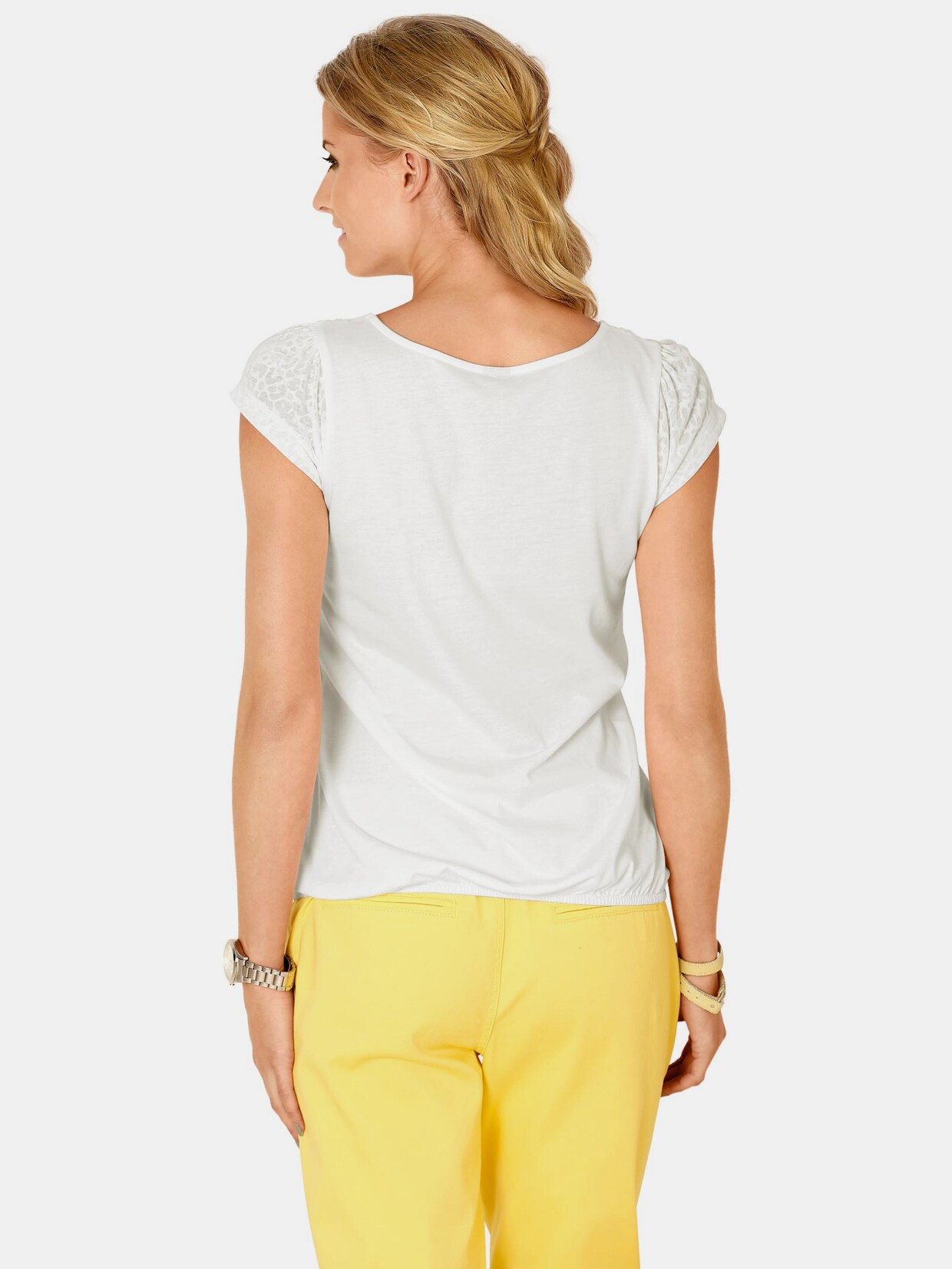 Linea Tesini Shirts met ronde hals - wit