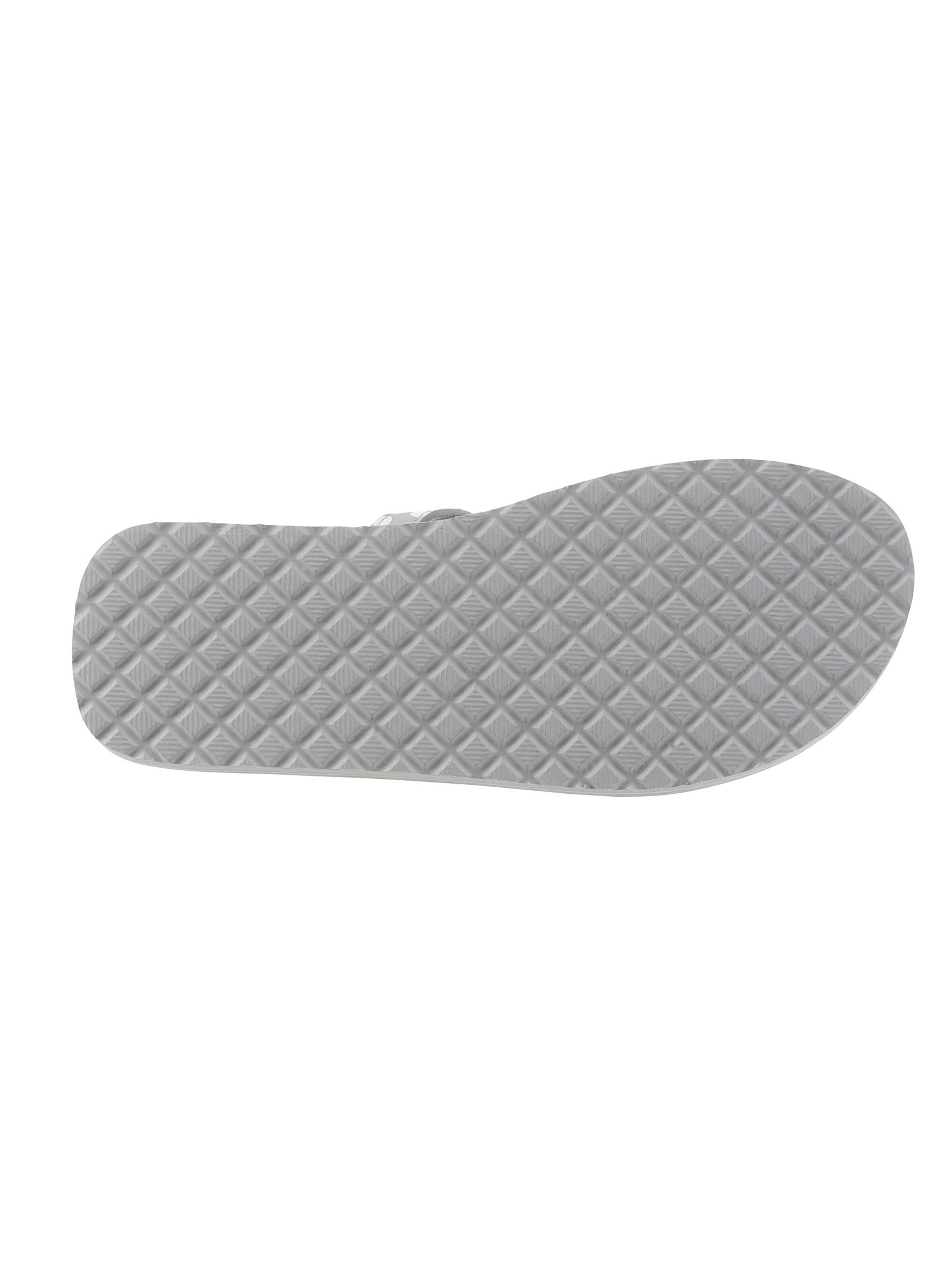 Badepantolette - hellgrau