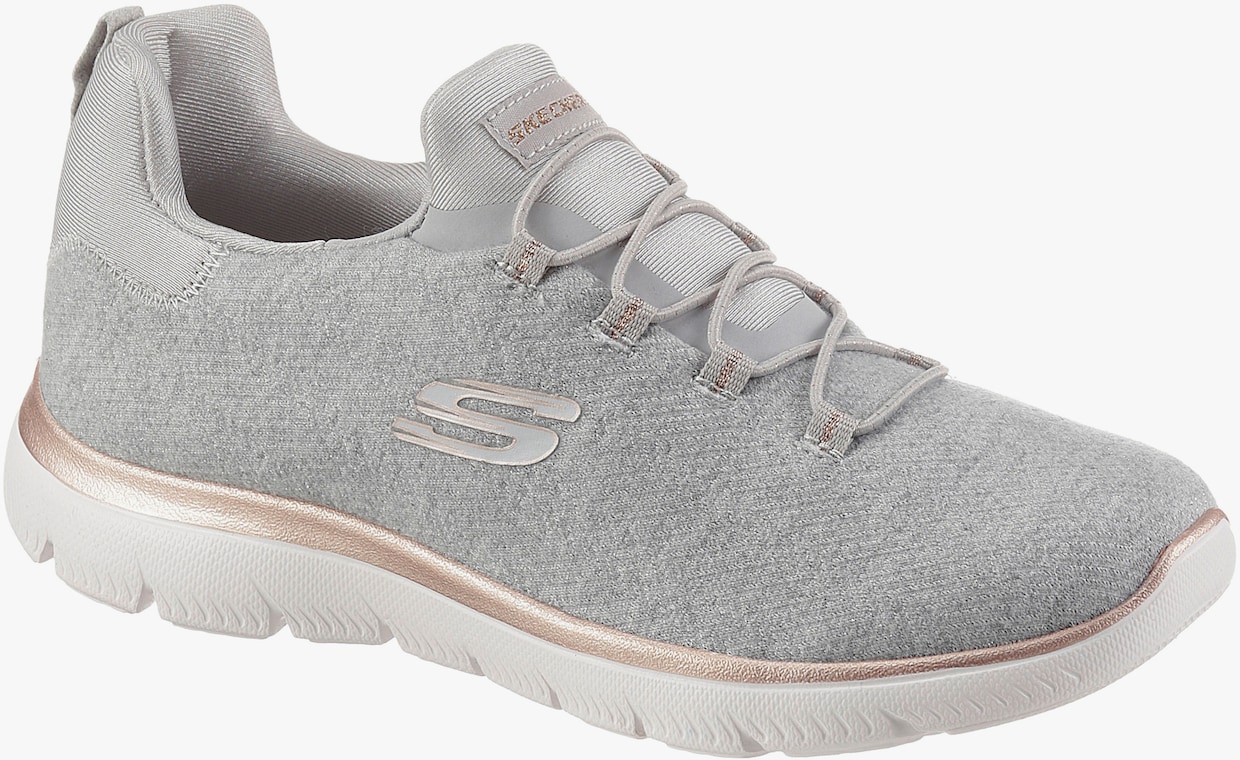 Skechers Slip-On Sneaker - grau-meliert