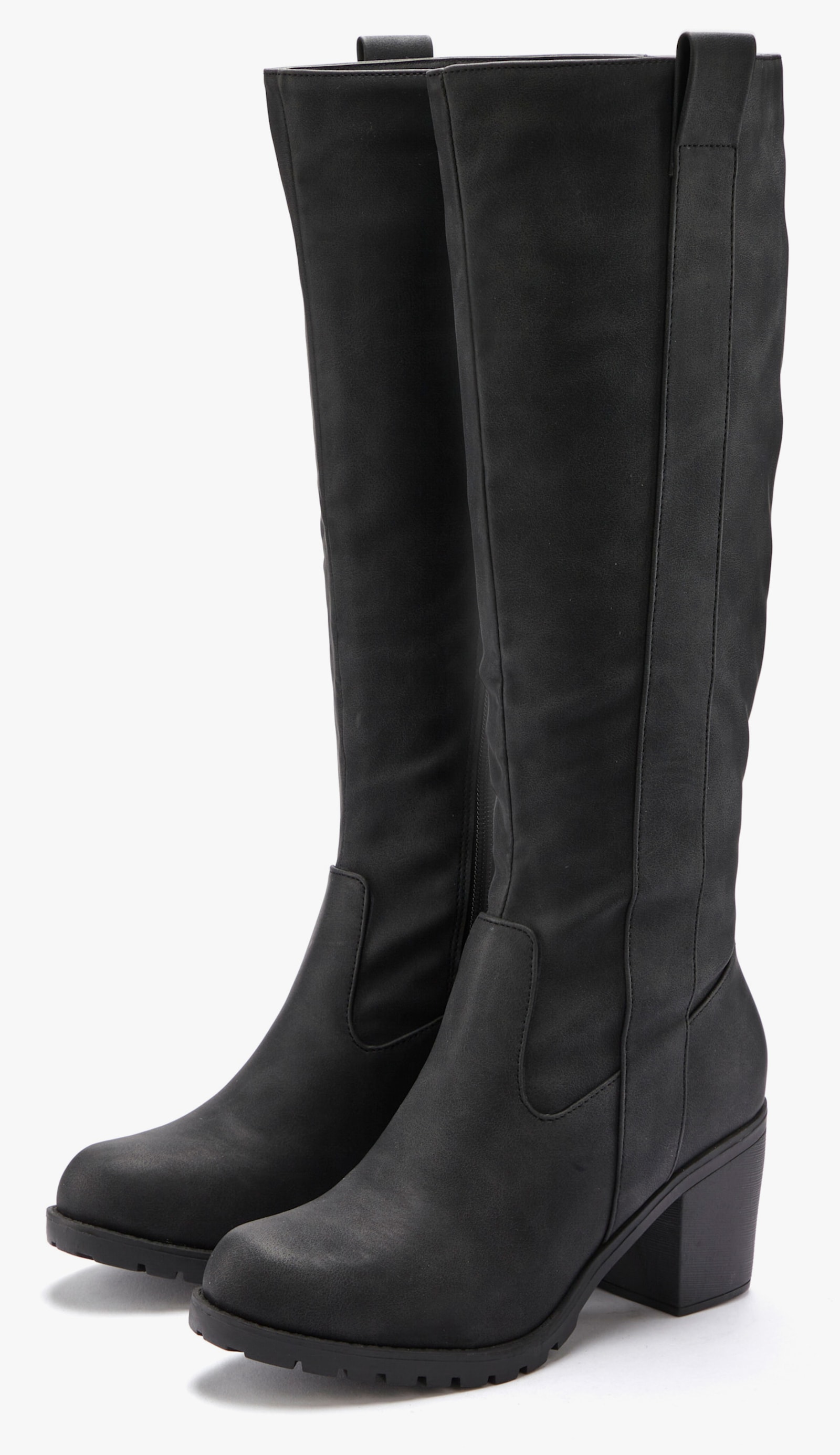 LASCANA Weitschaftstiefel - schwarz