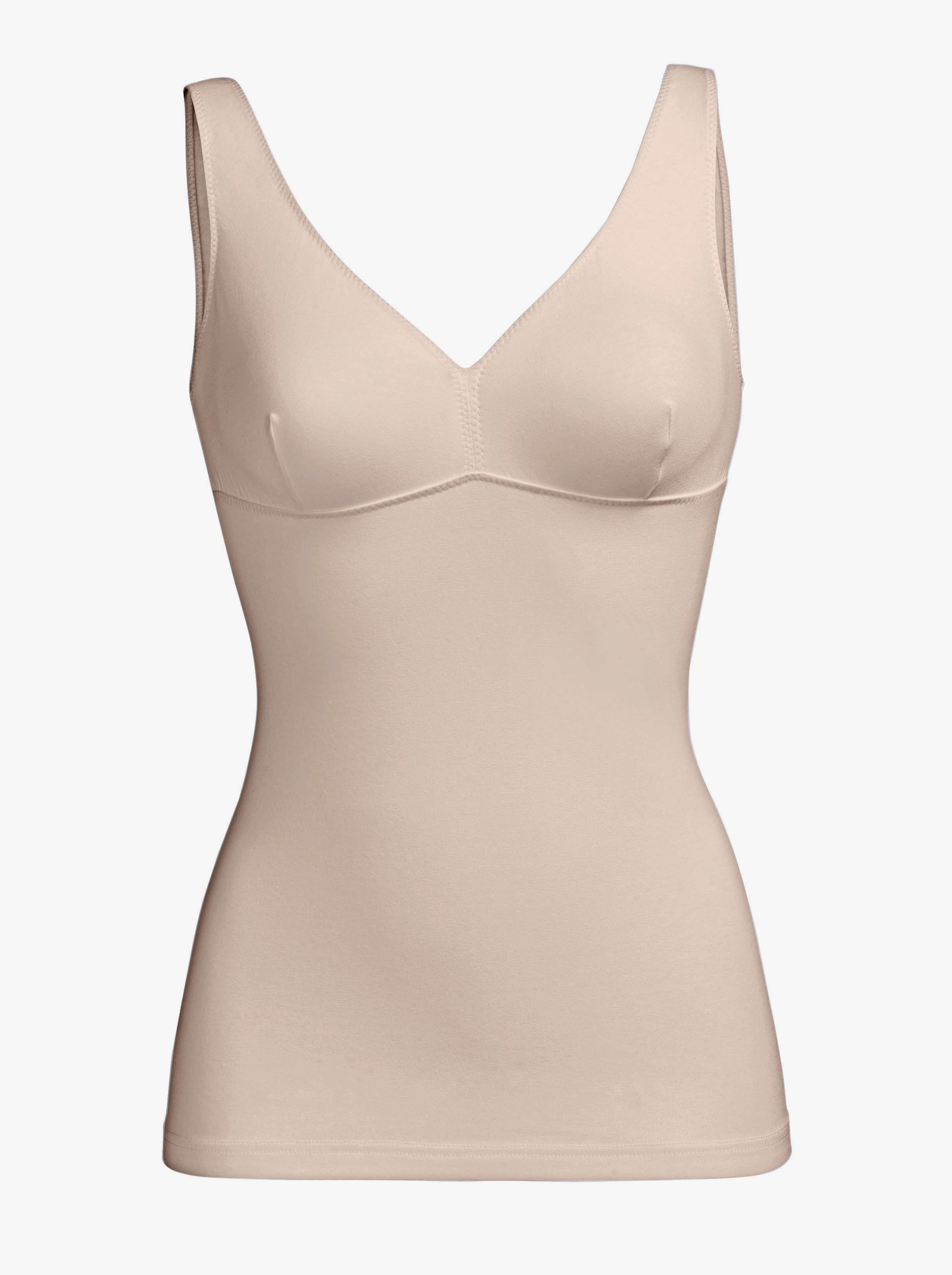 wäschepur Košieľka-podprsenka, el. pás p.prsiami - piesková melírovaná
