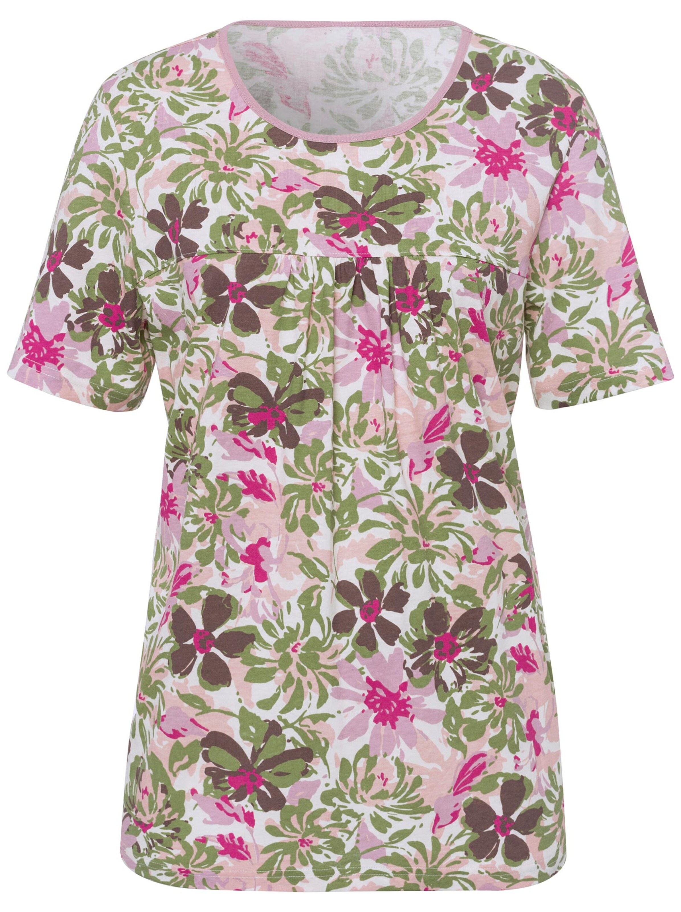 Capri-Schlafanzug - altrosé-bedruckt