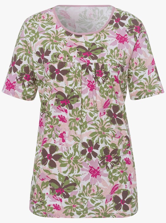 Capri-Schlafanzug - altrosé-bedruckt