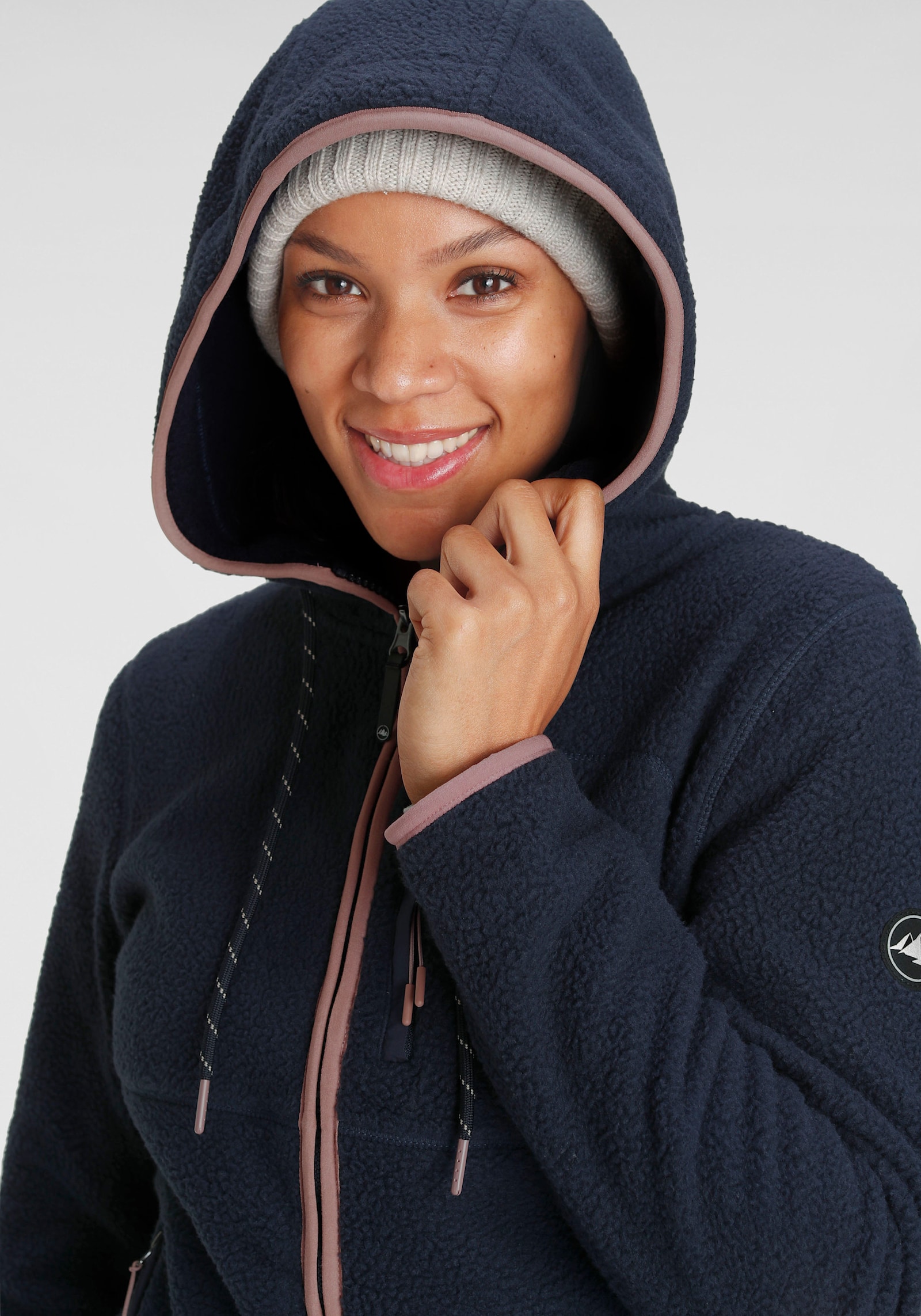 Polarino Fleecejacke - marine