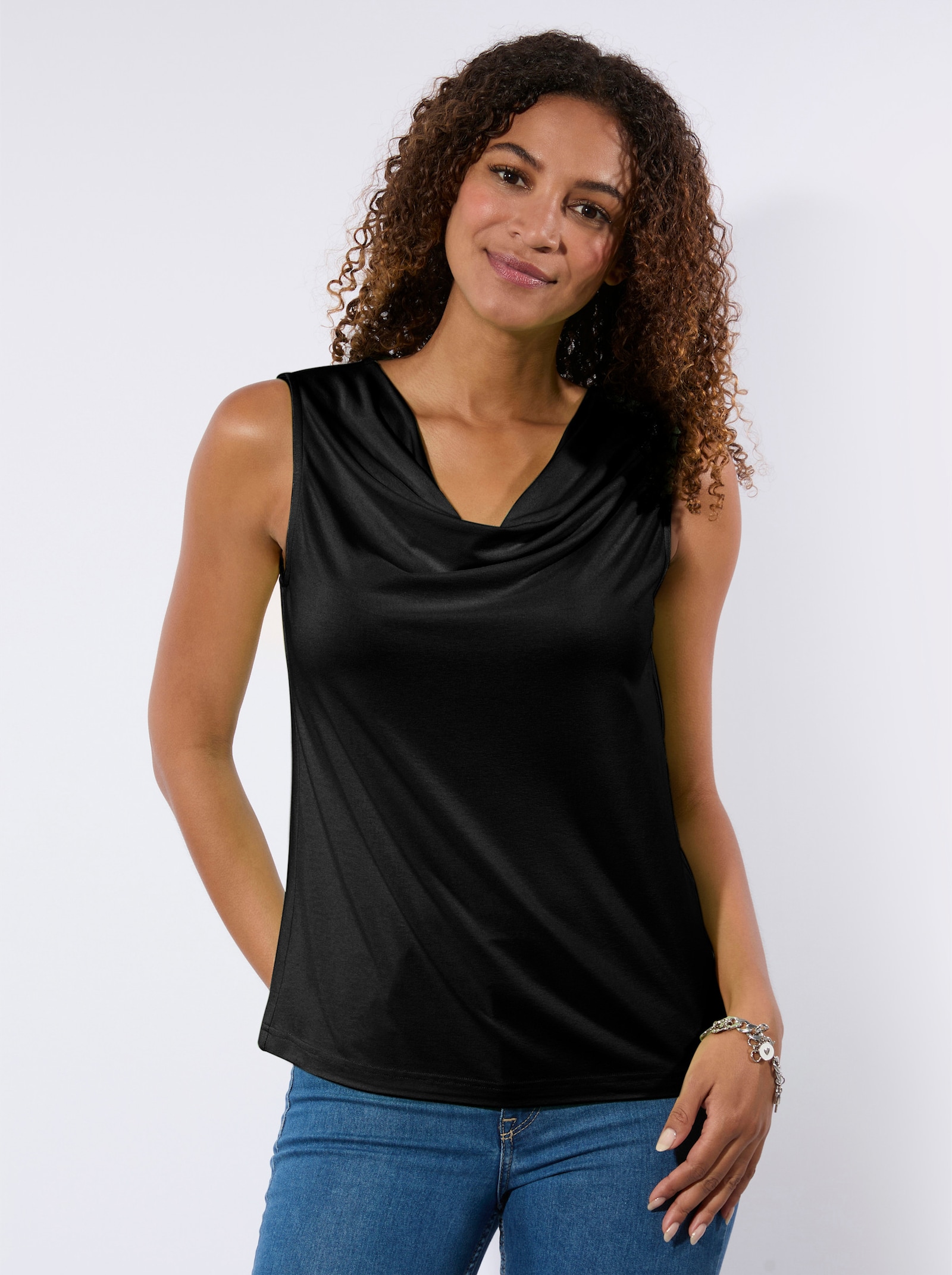 Shirttop - schwarz