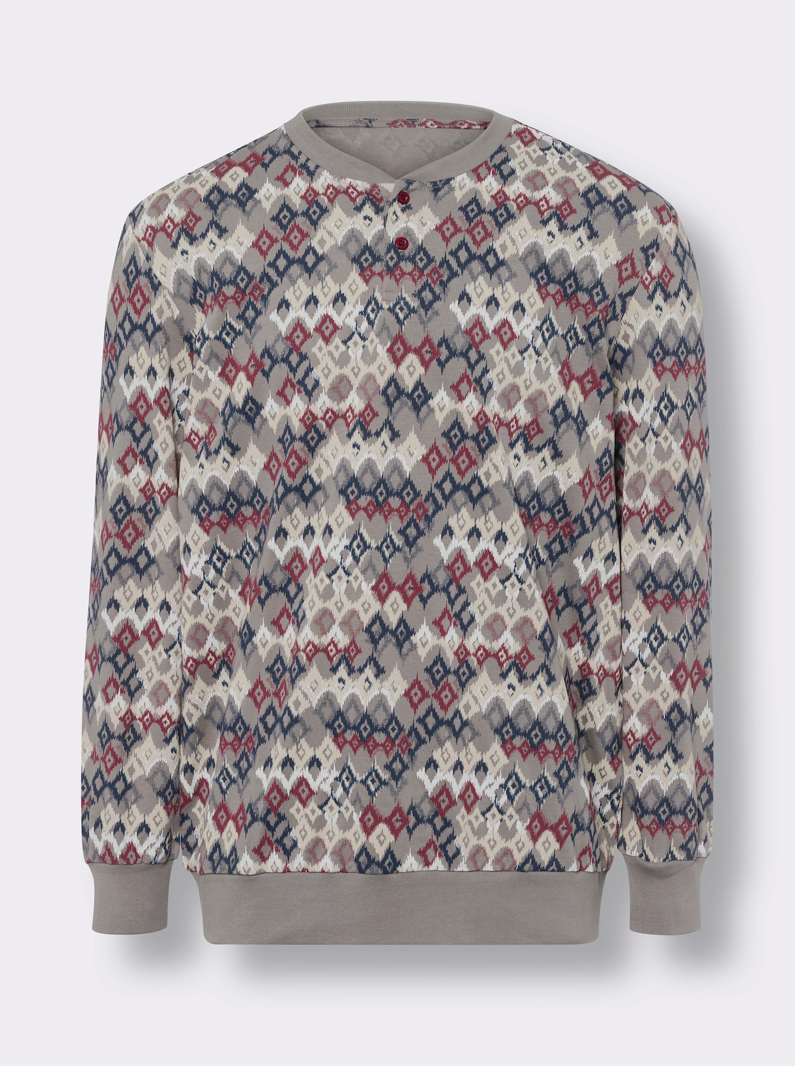 Pyjamas - grå, tryckt