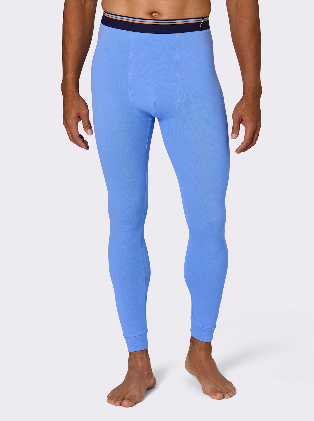 wäschepur men Hose lang - marine + himmelblau