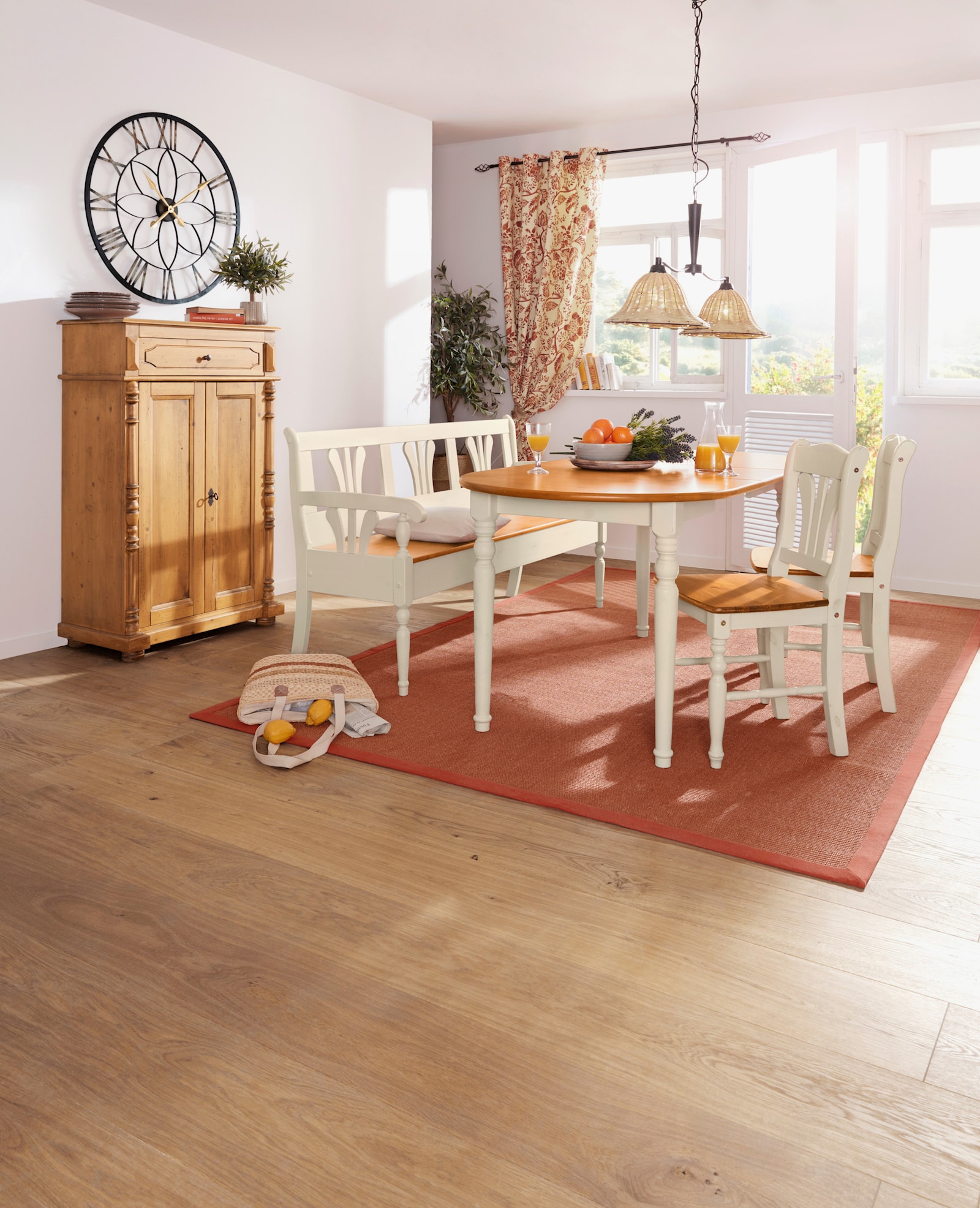 heine home Wandklok - zwart